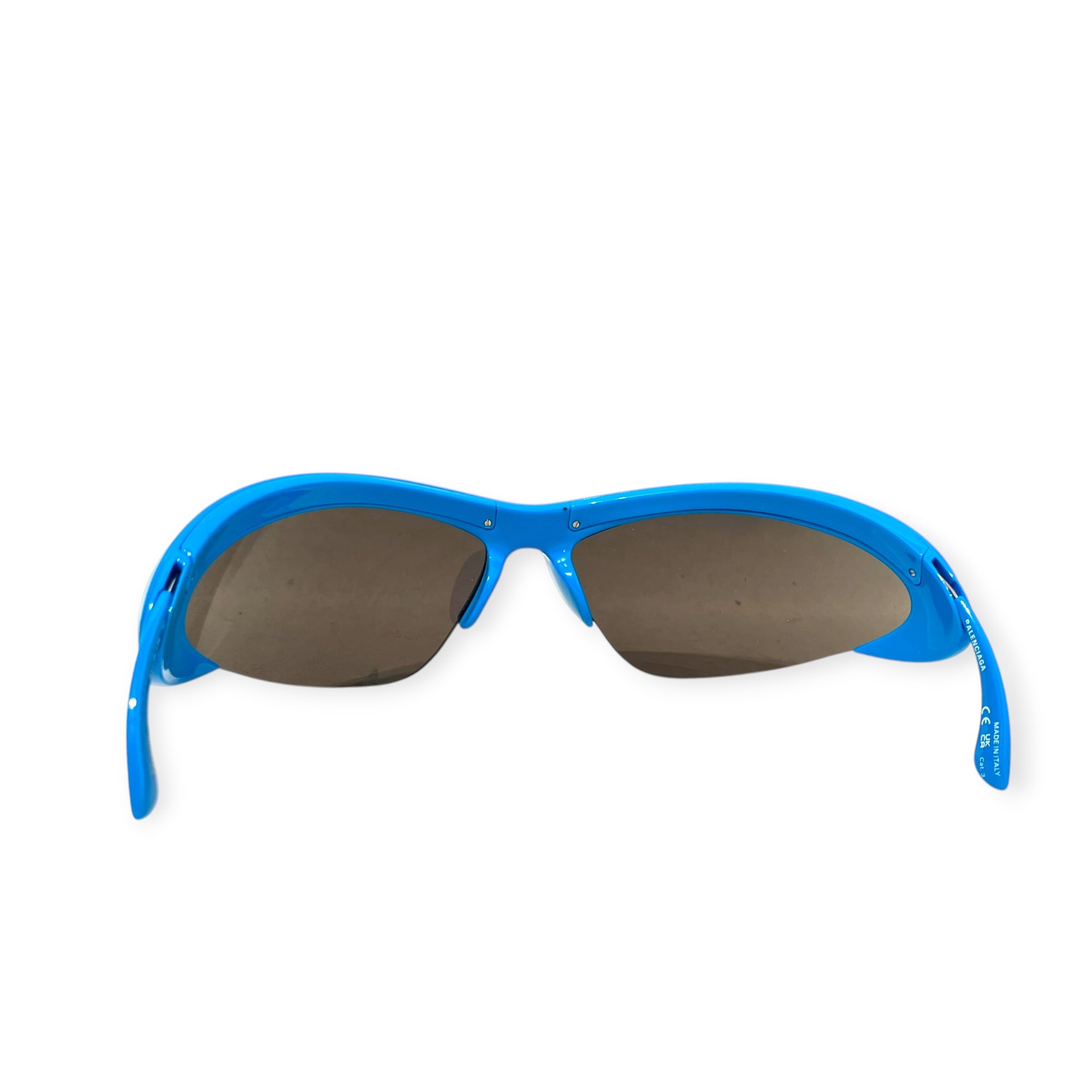 BALENCIAGA/Sunglasses/Plastic/BLU/cat wire view 5