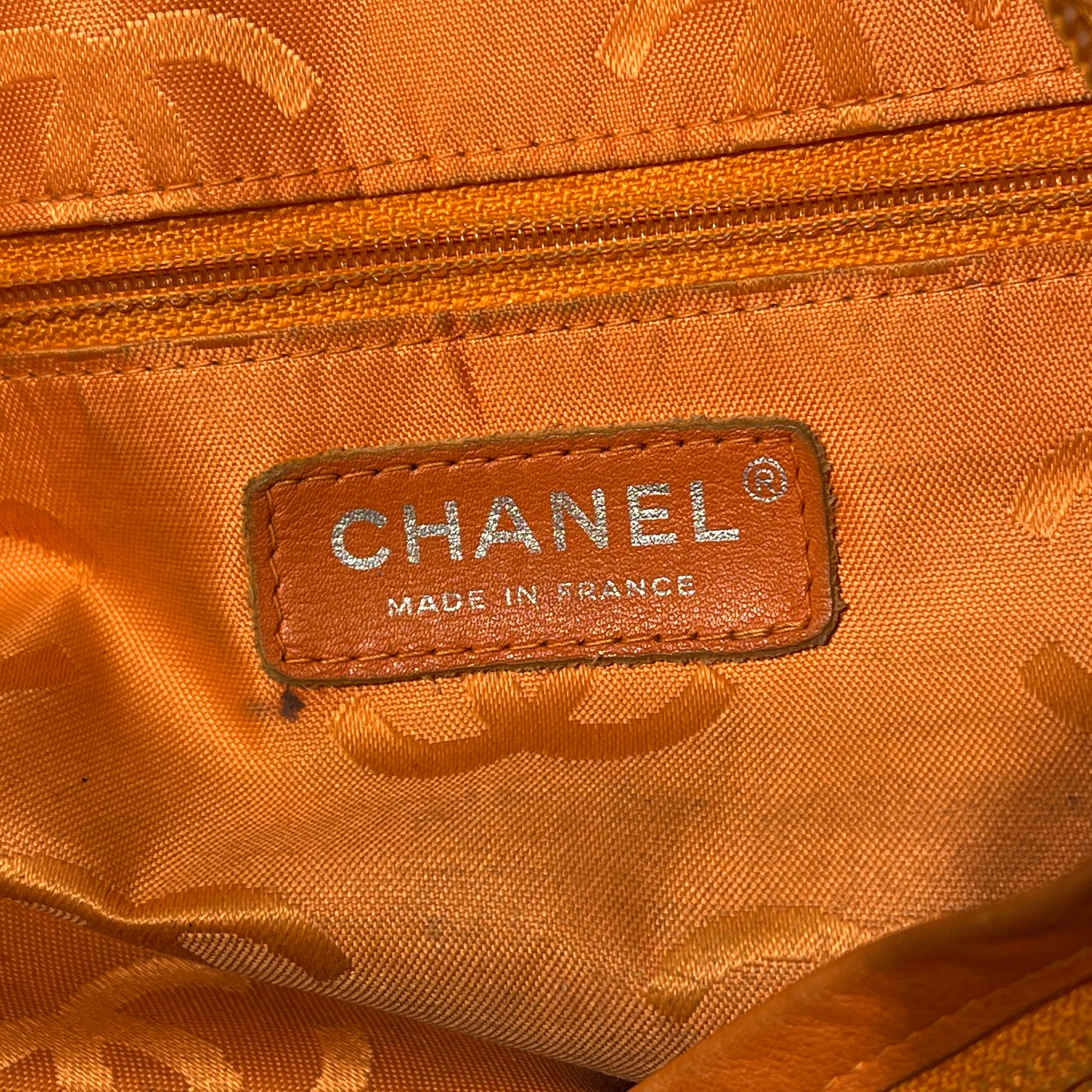 CHANEL/Tote Bag/Leather/BRW/vintage cambon line cc quilted view 3