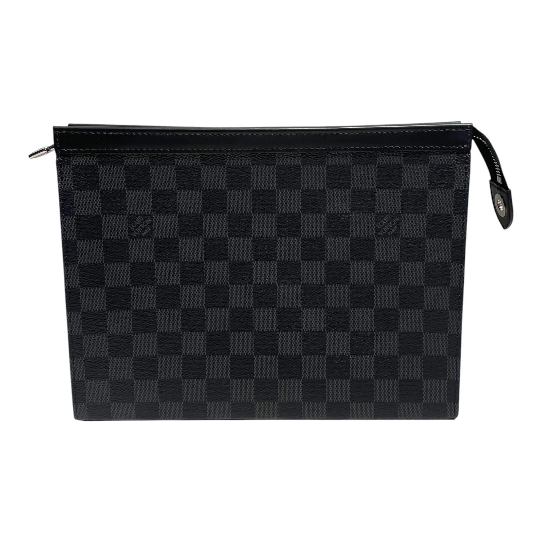 LOUIS VUITTON/Clutch Bag/Monogram/Leather/BLK/DAMIER POCHETTE CLUTCH view 2
