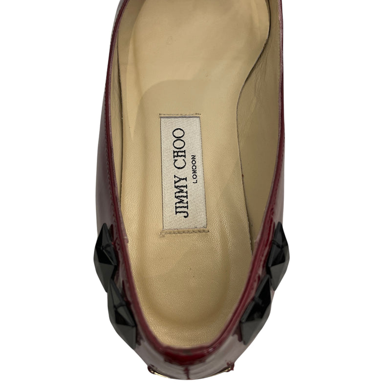 JIMMY CHOO/Flat Shoes/EU 37/Leather/BRD/