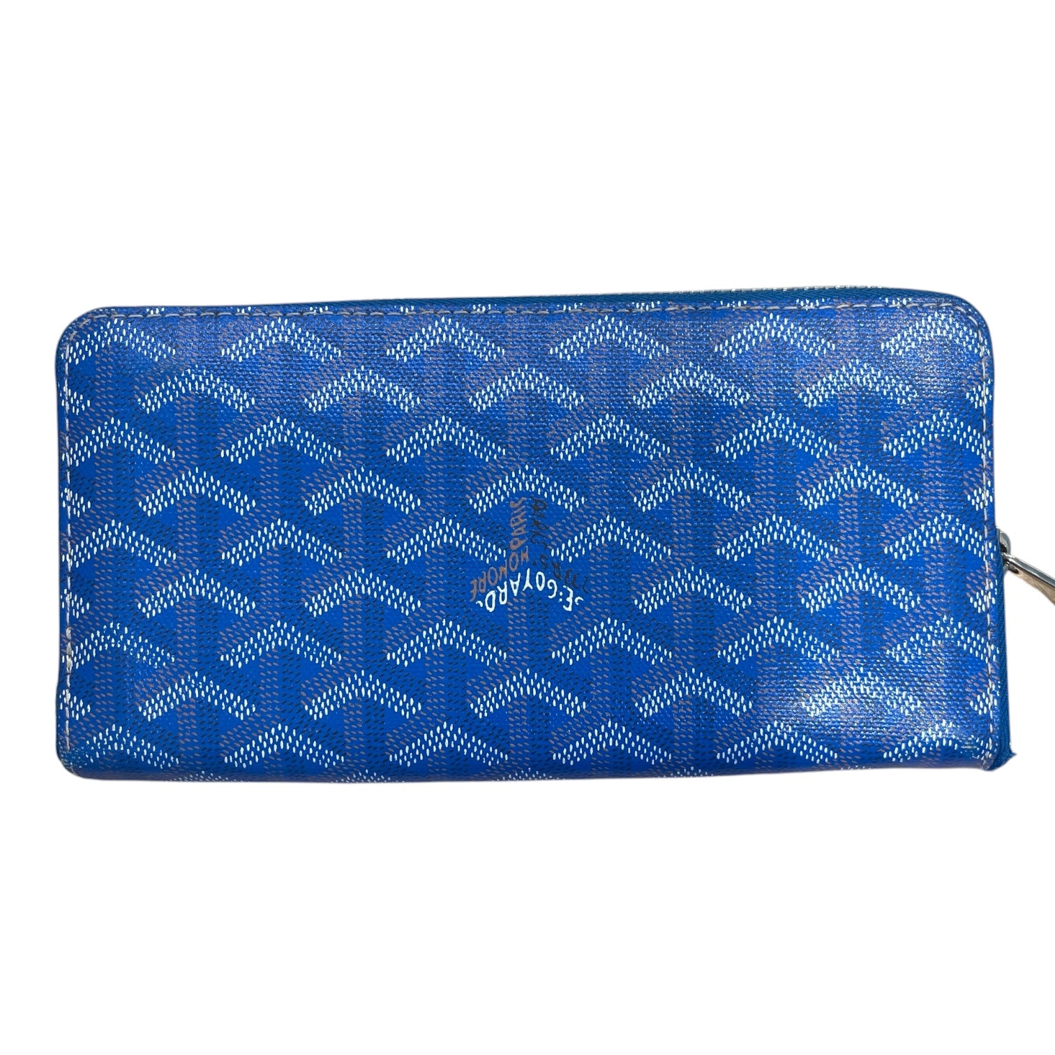 GOYARD/Long Wallet/Monogram/Leather/BLU/MATIGON ZIPPE GM view 2