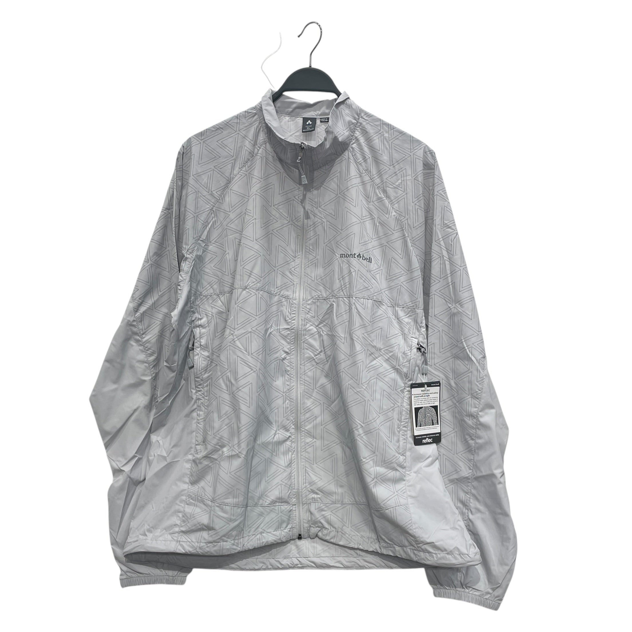 mont-bell/Windbreaker/XL/Polyester/GRY/All Over Print/REFLECTIVE ALL OVER view 1