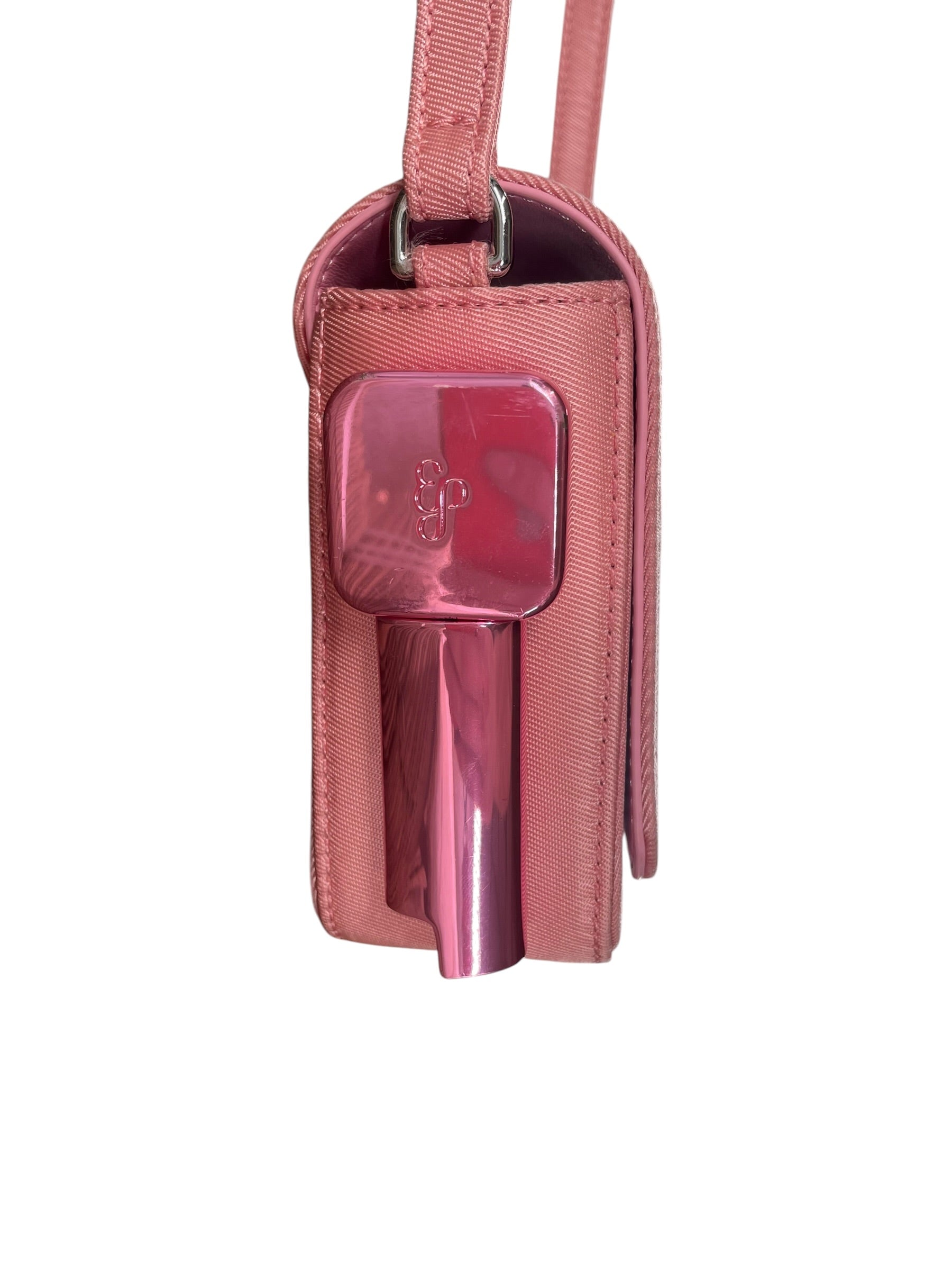 EDIE PARKER/Cross Body Bag/Cotton/PNK/LTHR LINING | SIDE LGHTR HLDR view 6