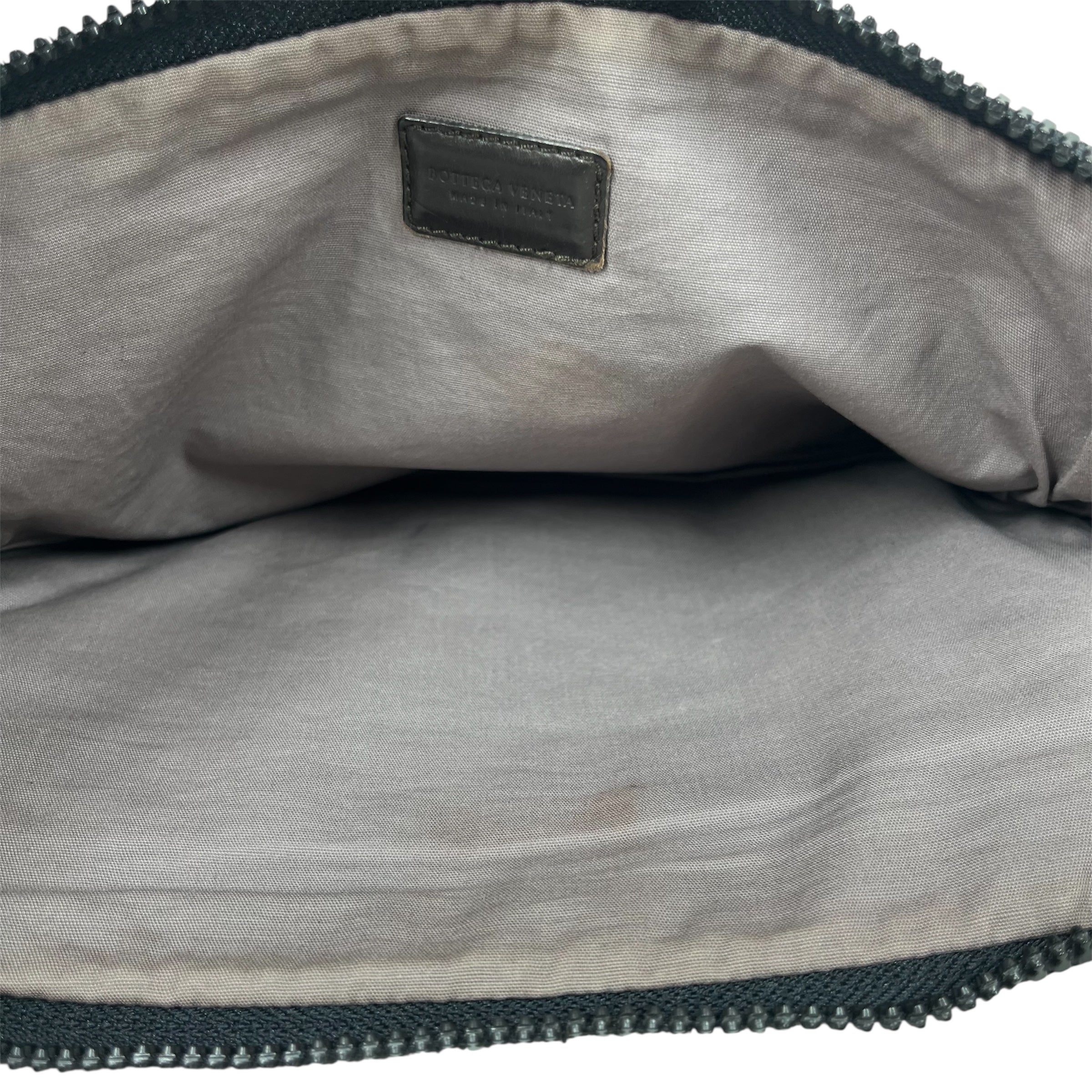 BOTTEGA VENETA/Clutch Bag/Nylon/BLK/3-ZIP CLUTCH view 5