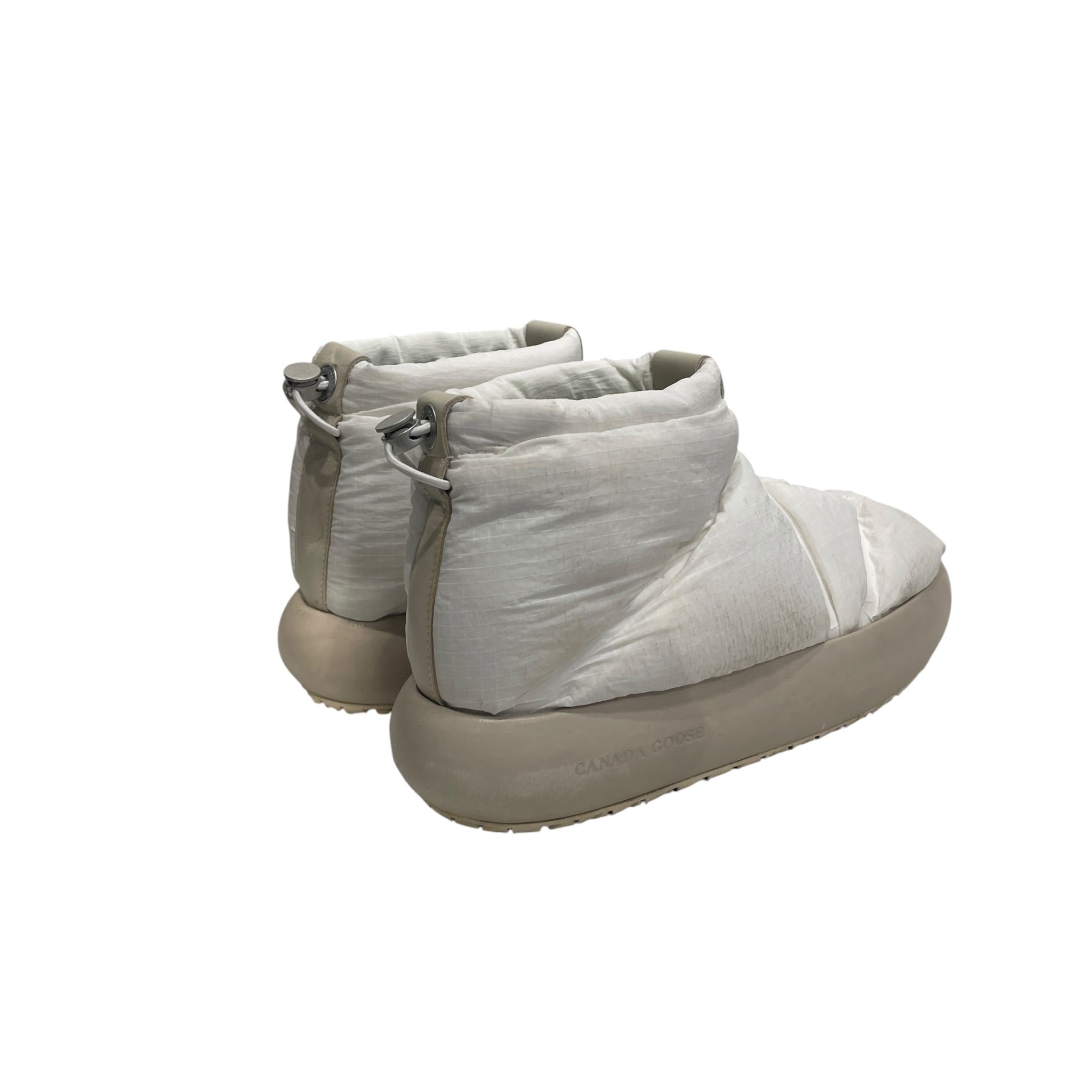 CANADA GOOSE/Trekking Boots/US 8/Nylon/WHT/PUFFER BOOT view 2