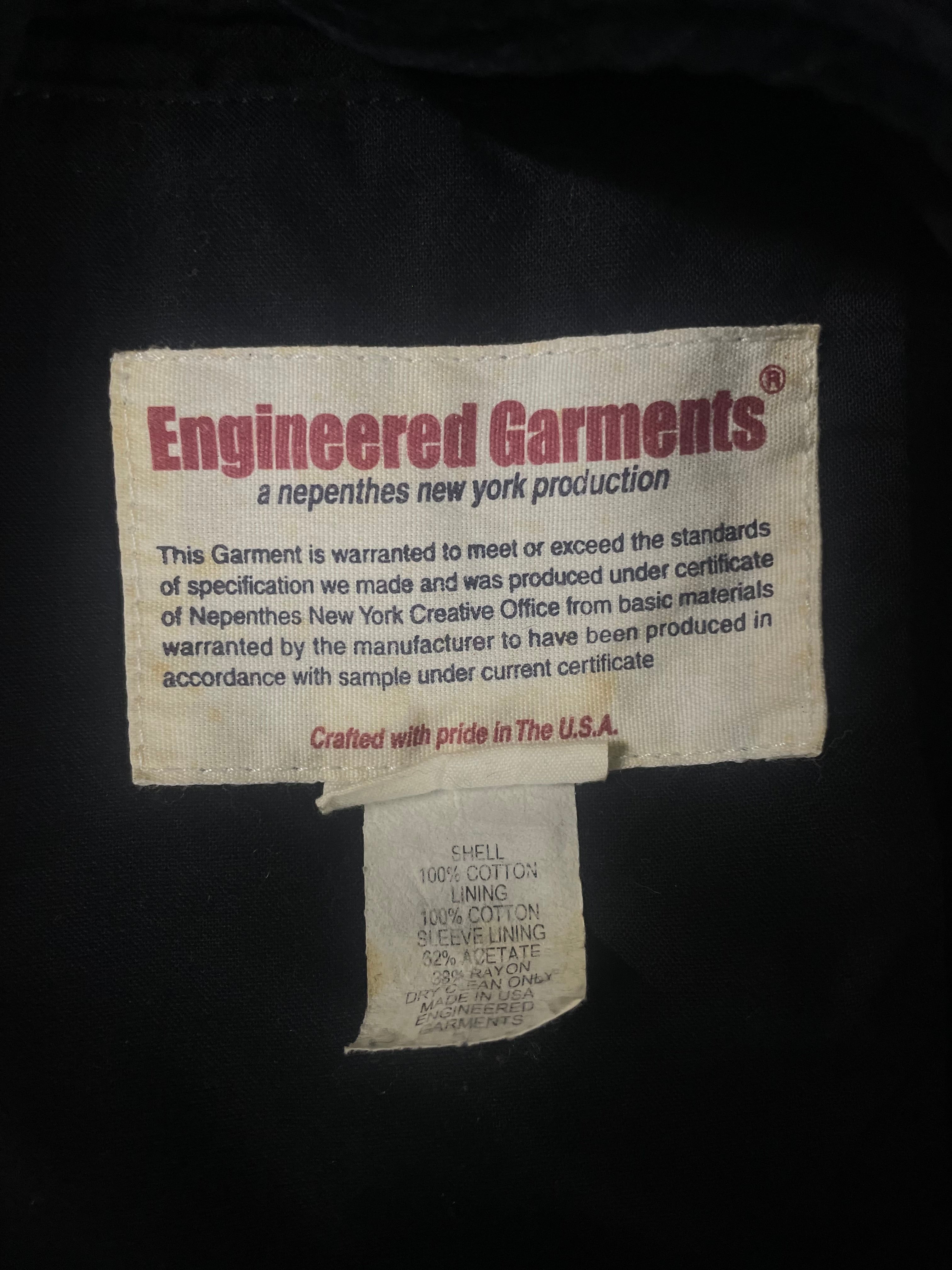 Engineered Garments/Tailored Jkt/S/Cotton/BLK/FELT SUIT JACKET view 6