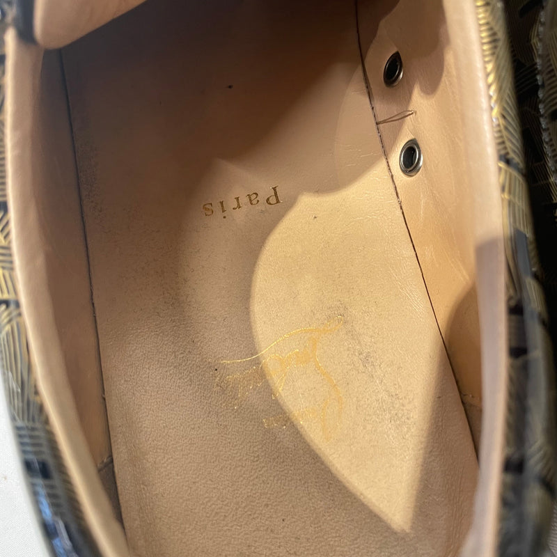 Christian Louboutin/Low-Sneakers/EU 46/Leather/GLD/