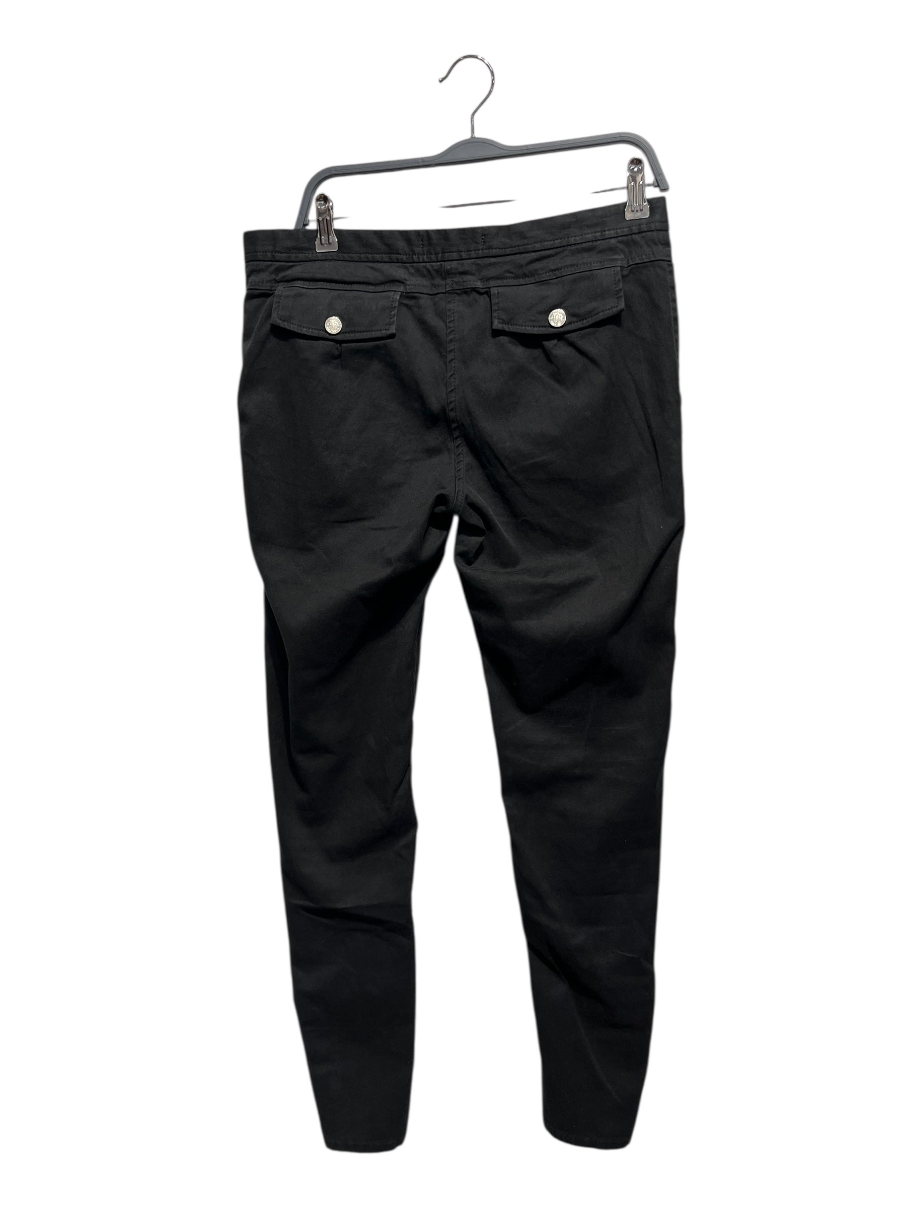 roberto cavalli/Bottoms/44/Cotton/BLK/PLEATED BOOTCUT view 2