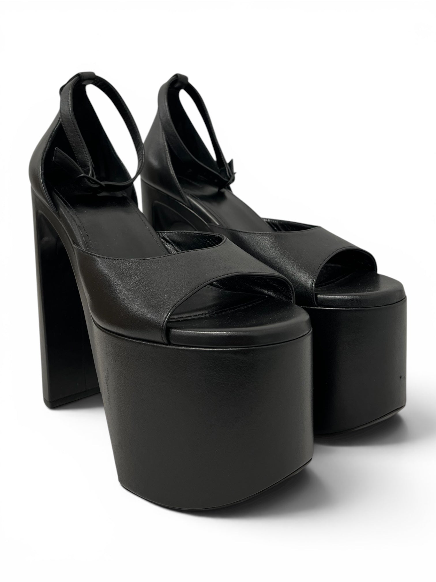 BALENCIAGA/Heels/EU 40/Leather/BLK/PLATFORM HEELS BRAND NEW view 1