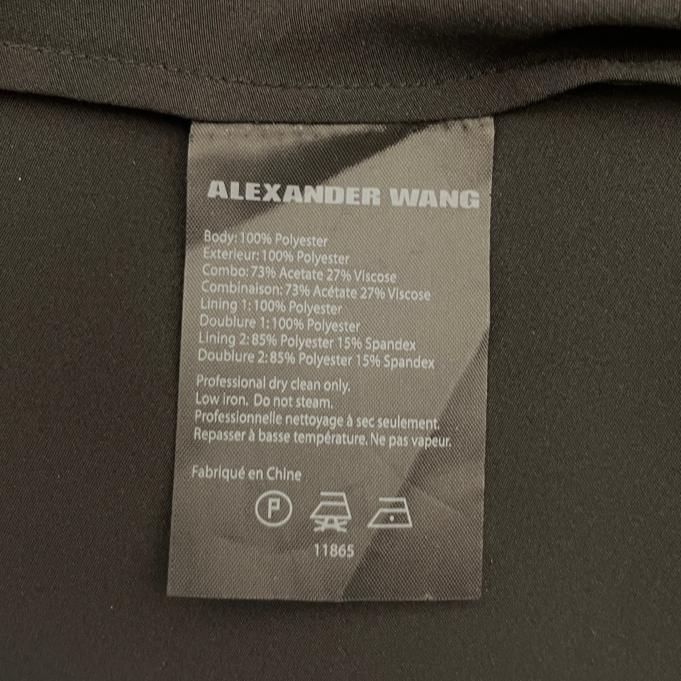 Alexander Wang/SL Dress/6/Animal Pattern/Acrylic/GRY/ view 4