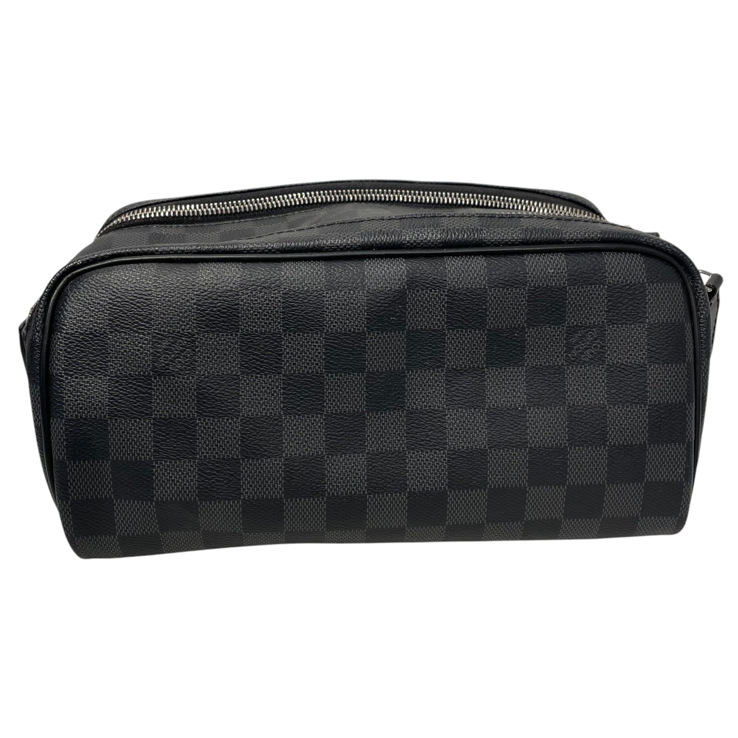 LOUIS VUITTON/Pouch/Monogram/Leather/BLK/r10261 view 2