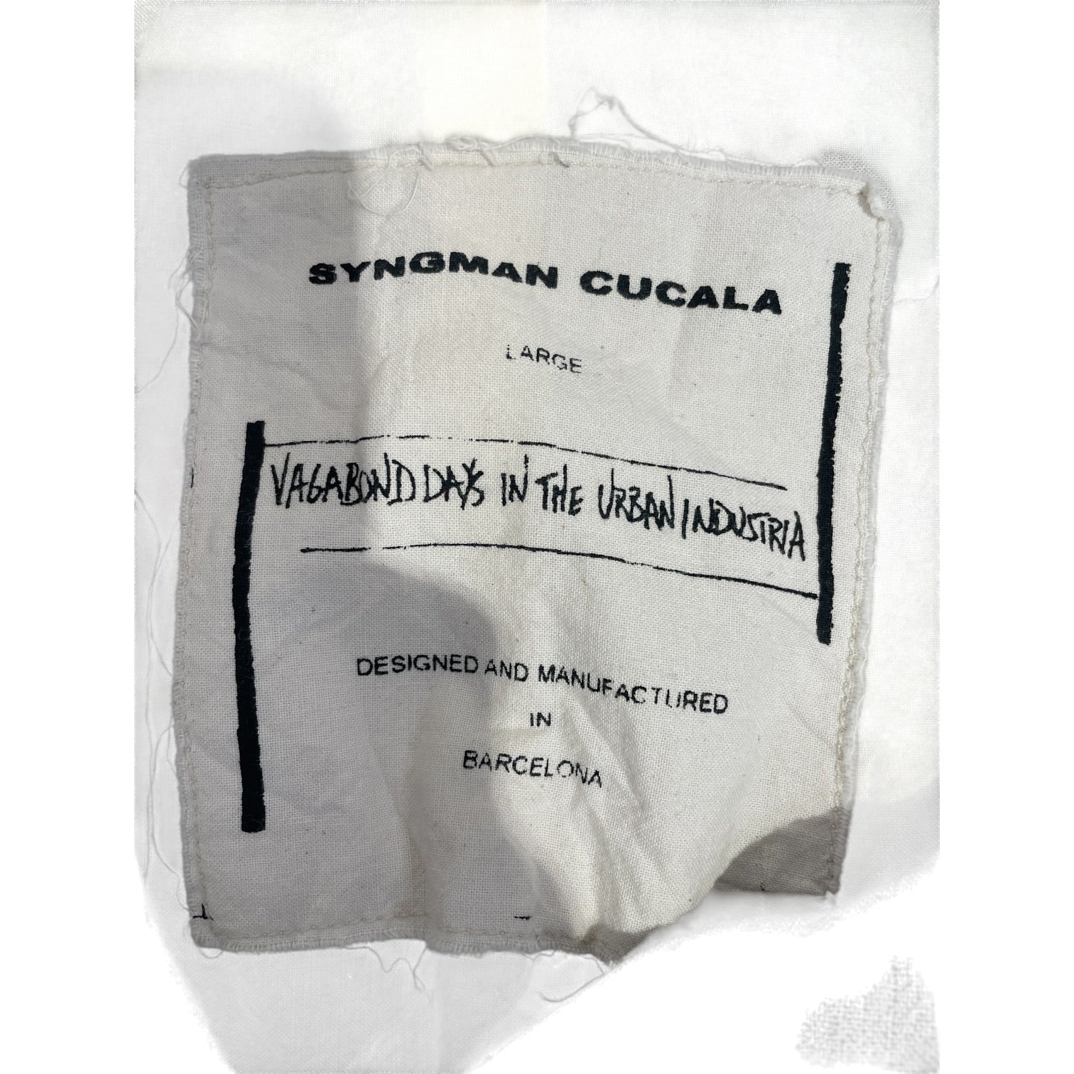 SYNGMAN CUCALA/Vest/L/Cotton/GRY/ASYMETRICAL VEST view 4