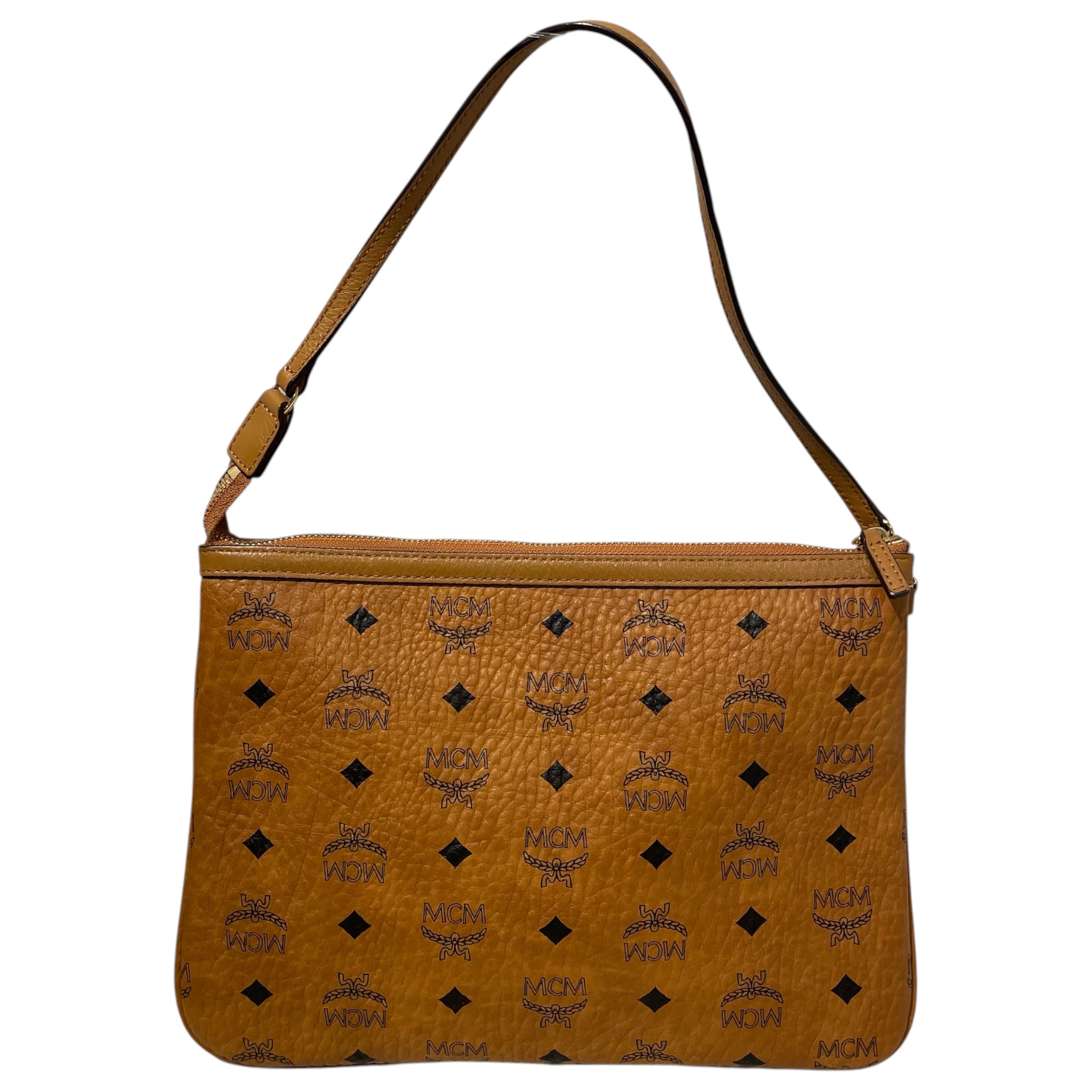 MCM/Clutch Bag/Monogram/Cotton/CML/ view 1