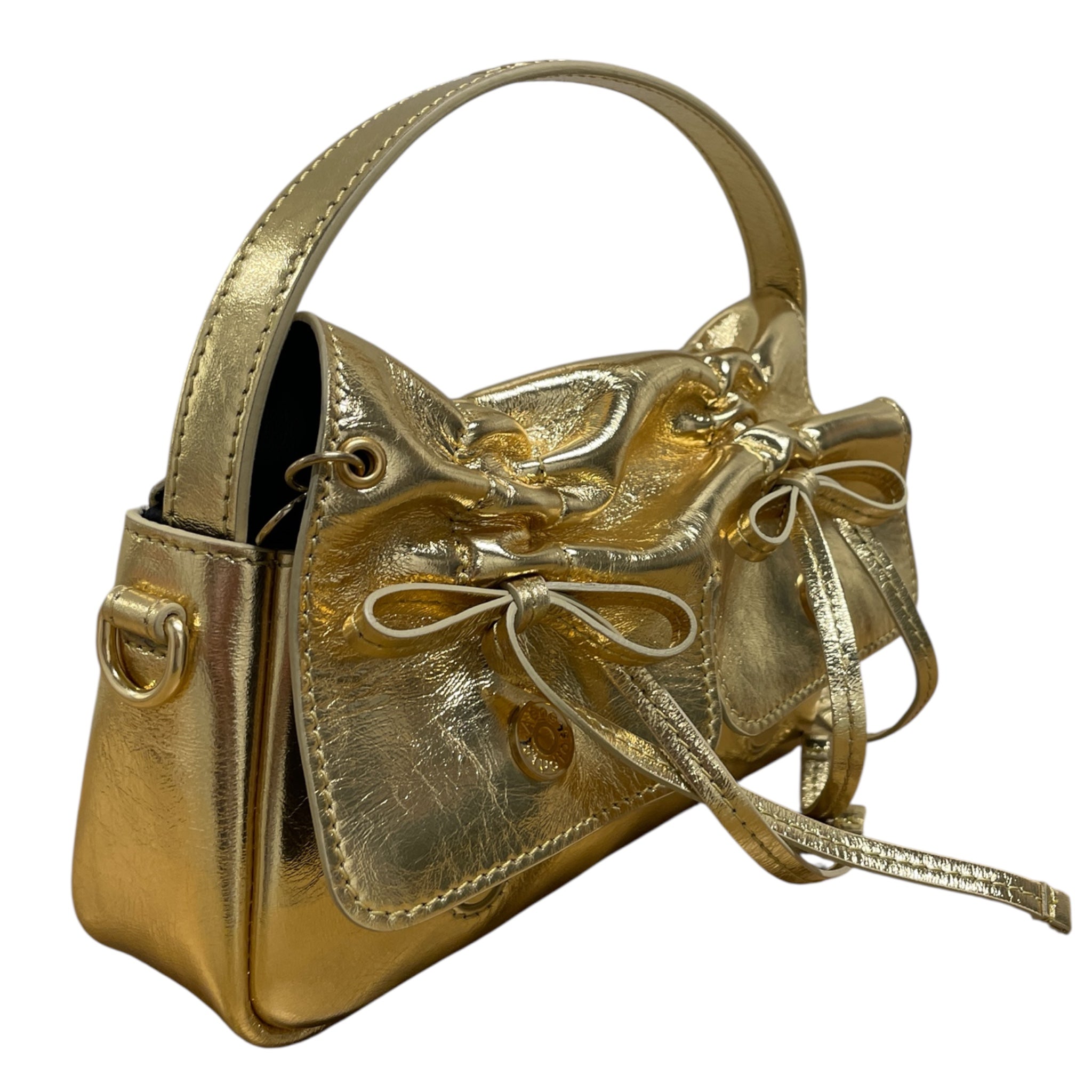 Acne Studios/Bag/Leather/GLD/MULTI POCKET HEART CHARM view 6