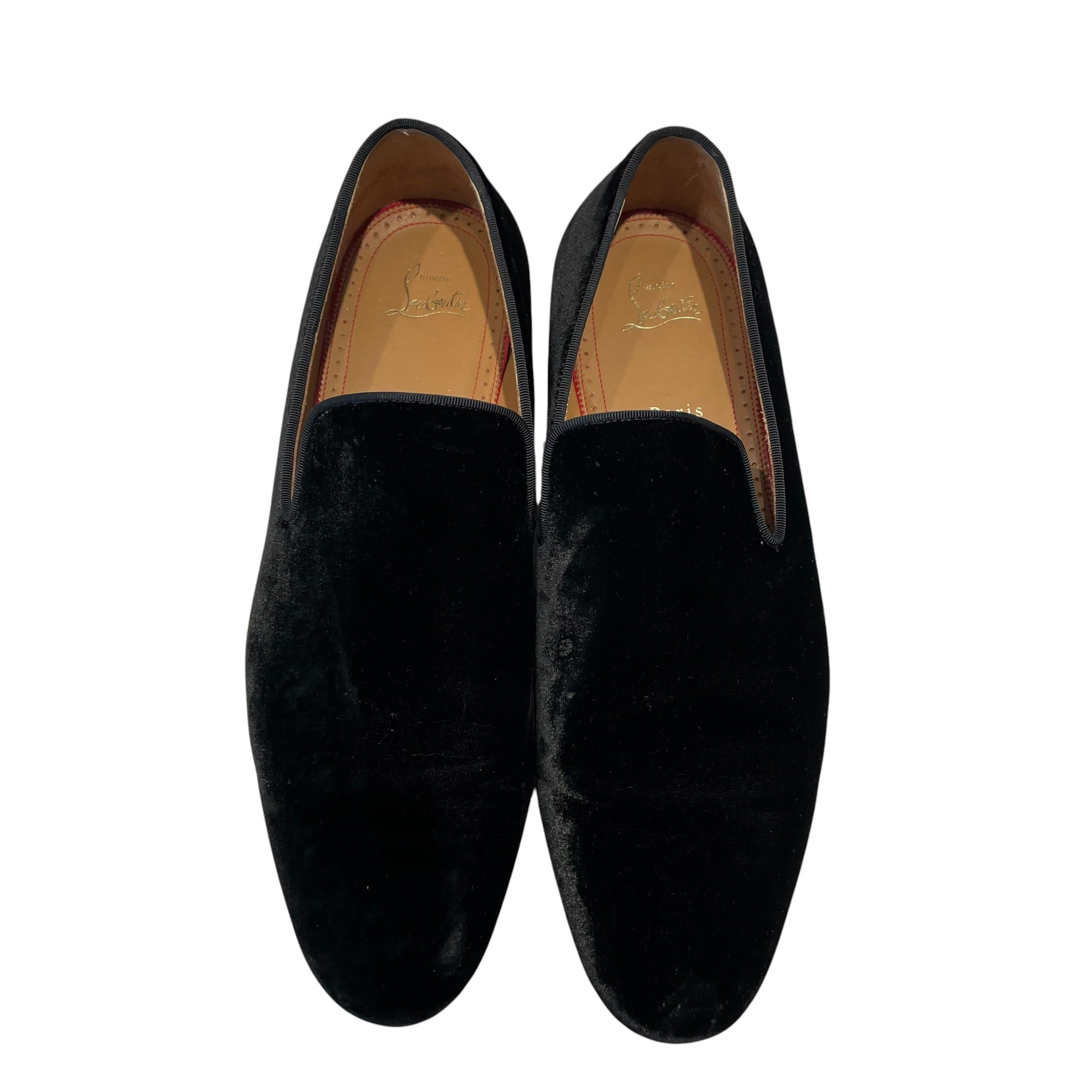Christian Louboutin/Dress Shoes/EU 44/Suede/BLK/Marpyramide w/th Spikes view 3