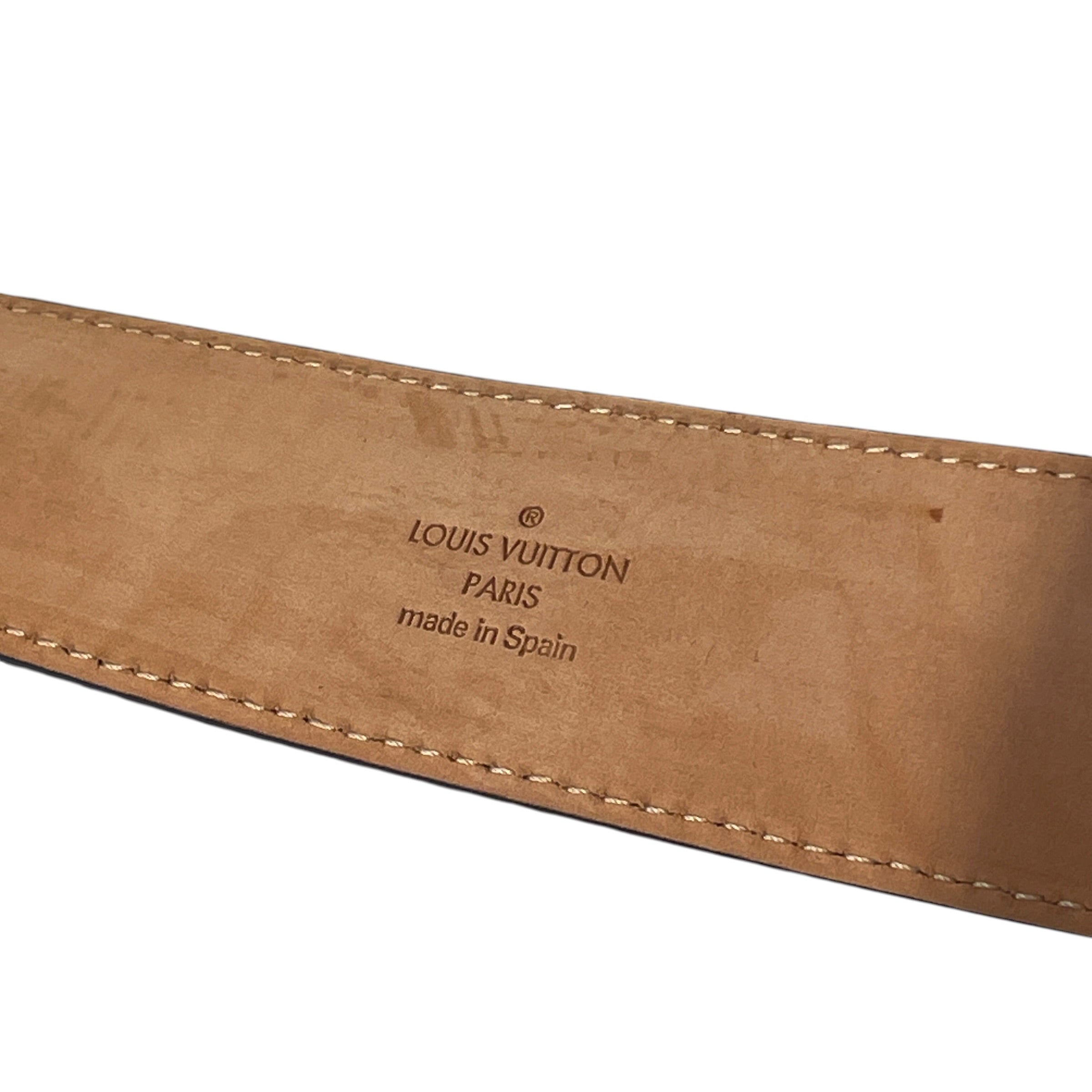 LOUIS VUITTON/Belt/Monogram/Leather/BRW/M's/AC4189 view 4