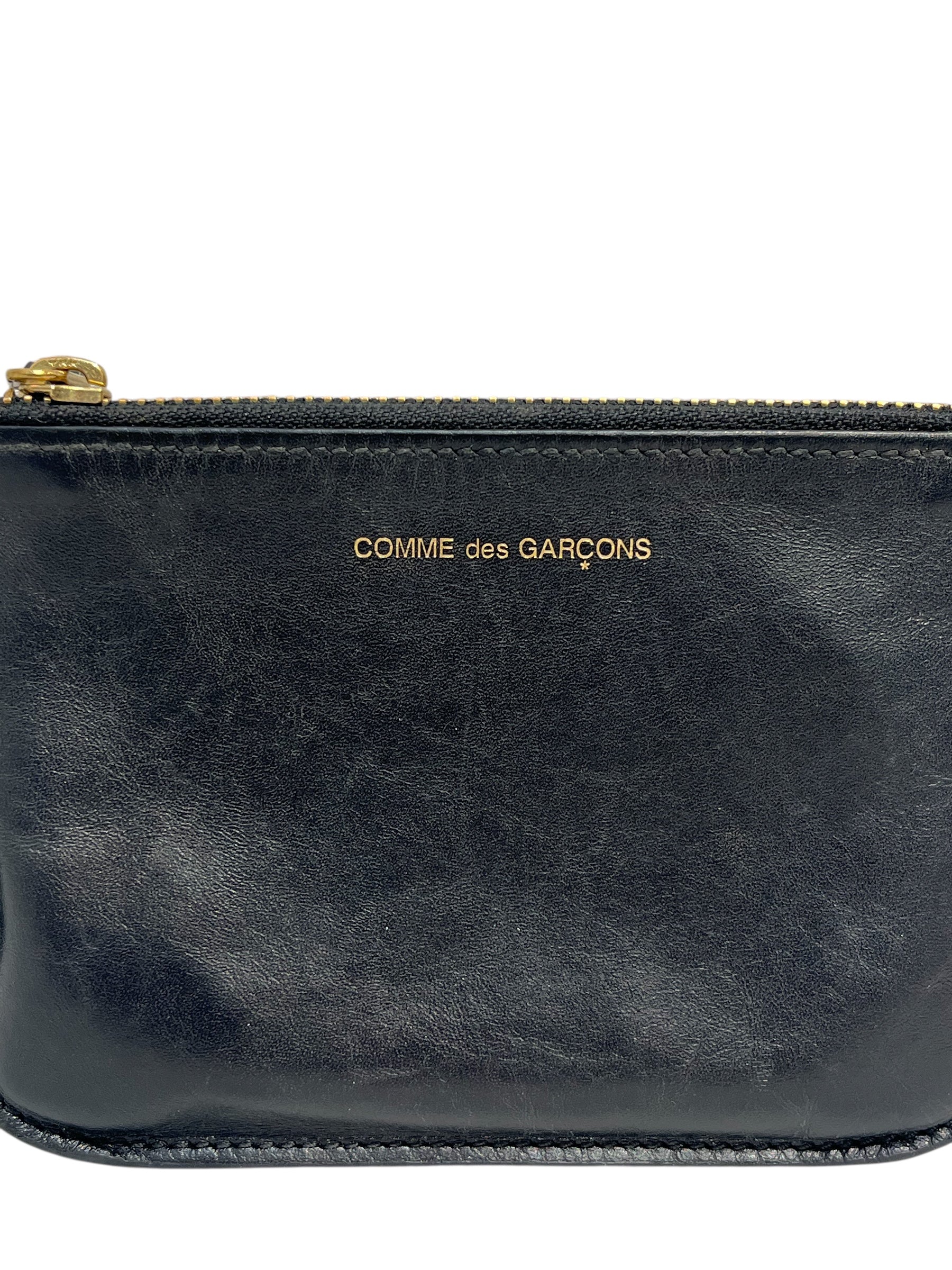COMME des GARCONS/Coin Wallet/Leather/BLK/DOMINO LTHR LIND-MADE IN SPAIN view 4