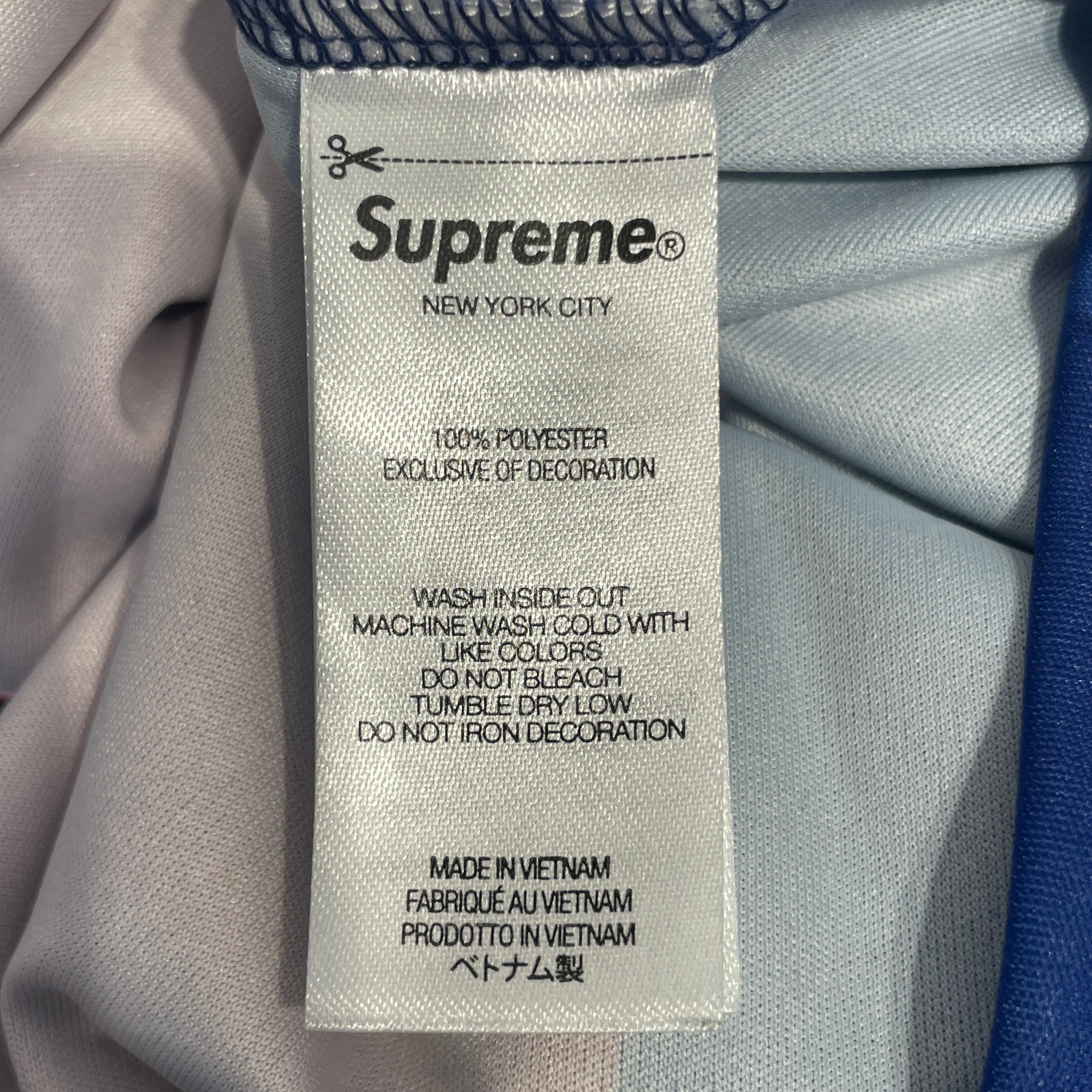 Supreme/T-Shirt/M/Polyester/BLU/Graphic/fiji view 3