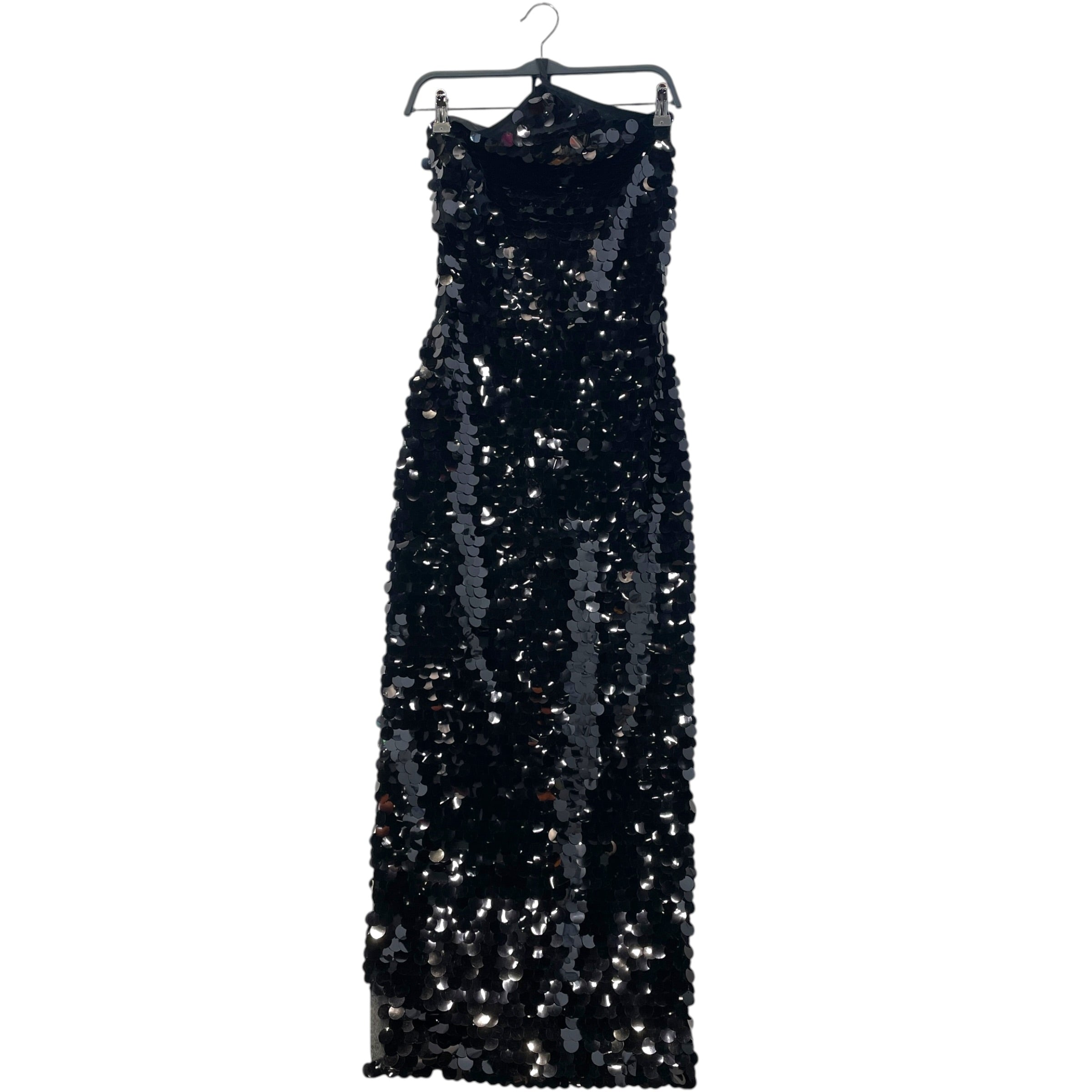 New Arrivals/Dress/S/Iridescent/BLK/Maxi Length/Halter Maxi Sequin view 1