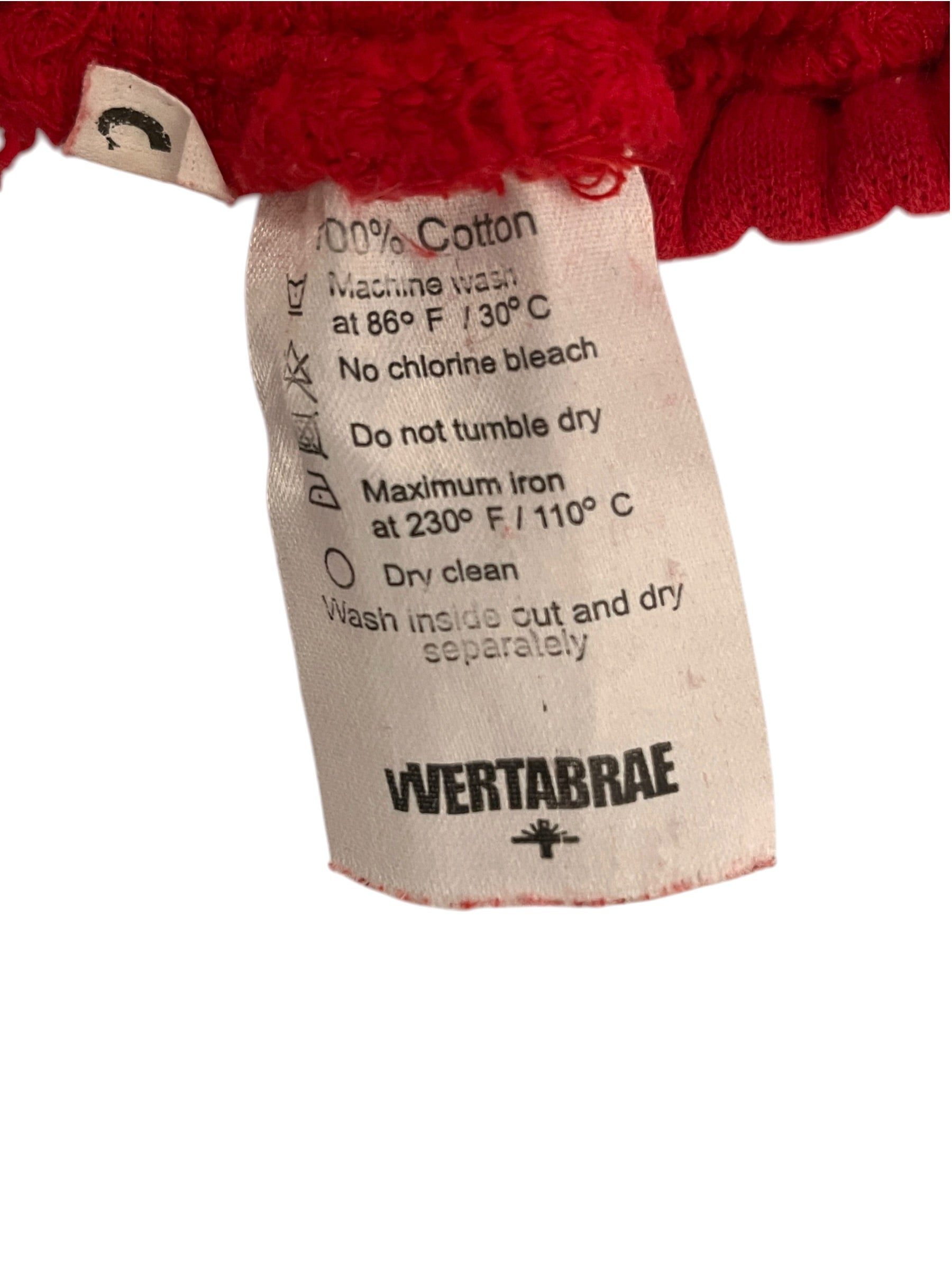 VERTABRAE/Bottoms/S/Glitter/Cotton/RED/RHINESTONE LOGO view 4