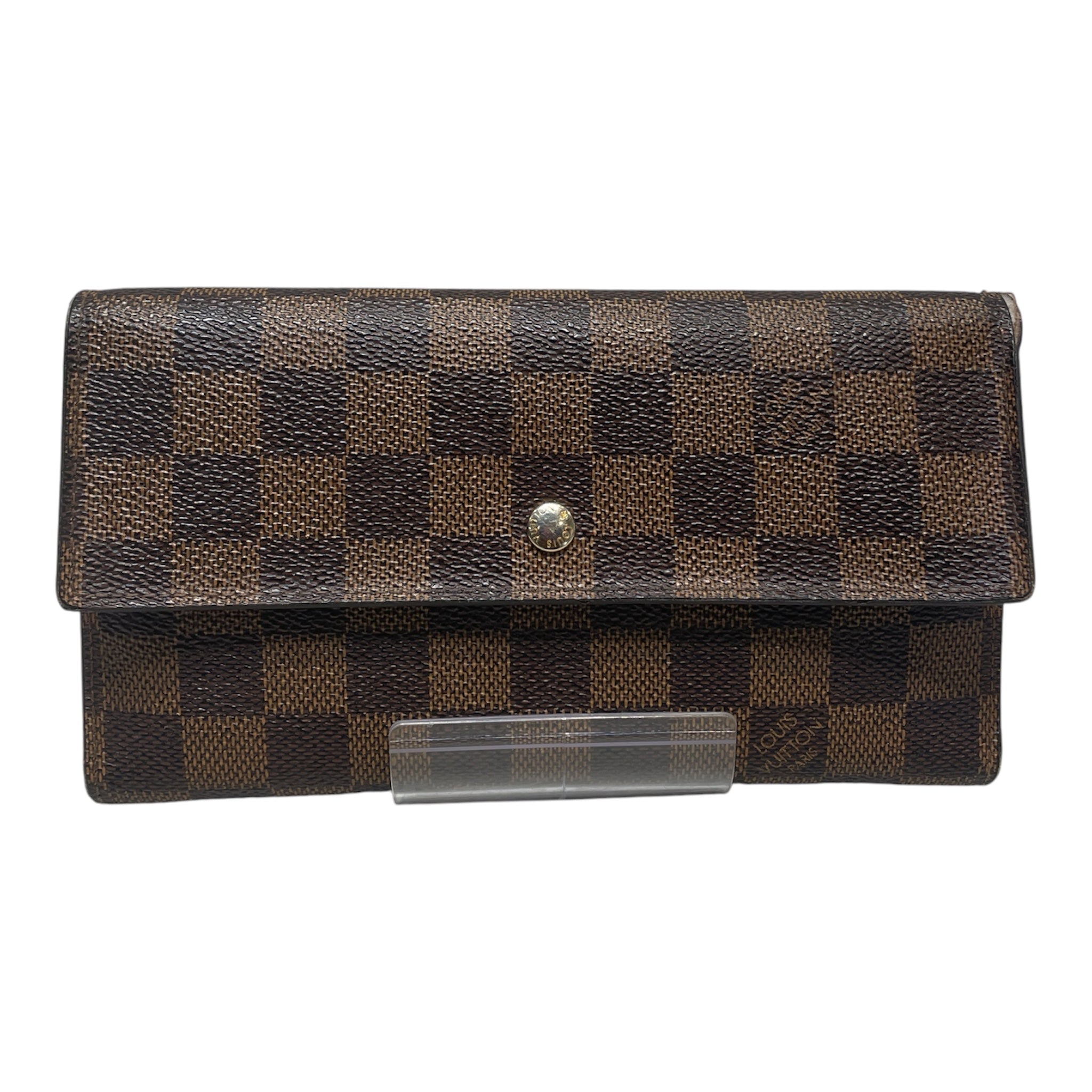 LOUIS VUITTON/Wallet/All Over Print/Leather/BRW/L's/DAMIER CANVAS view 1
