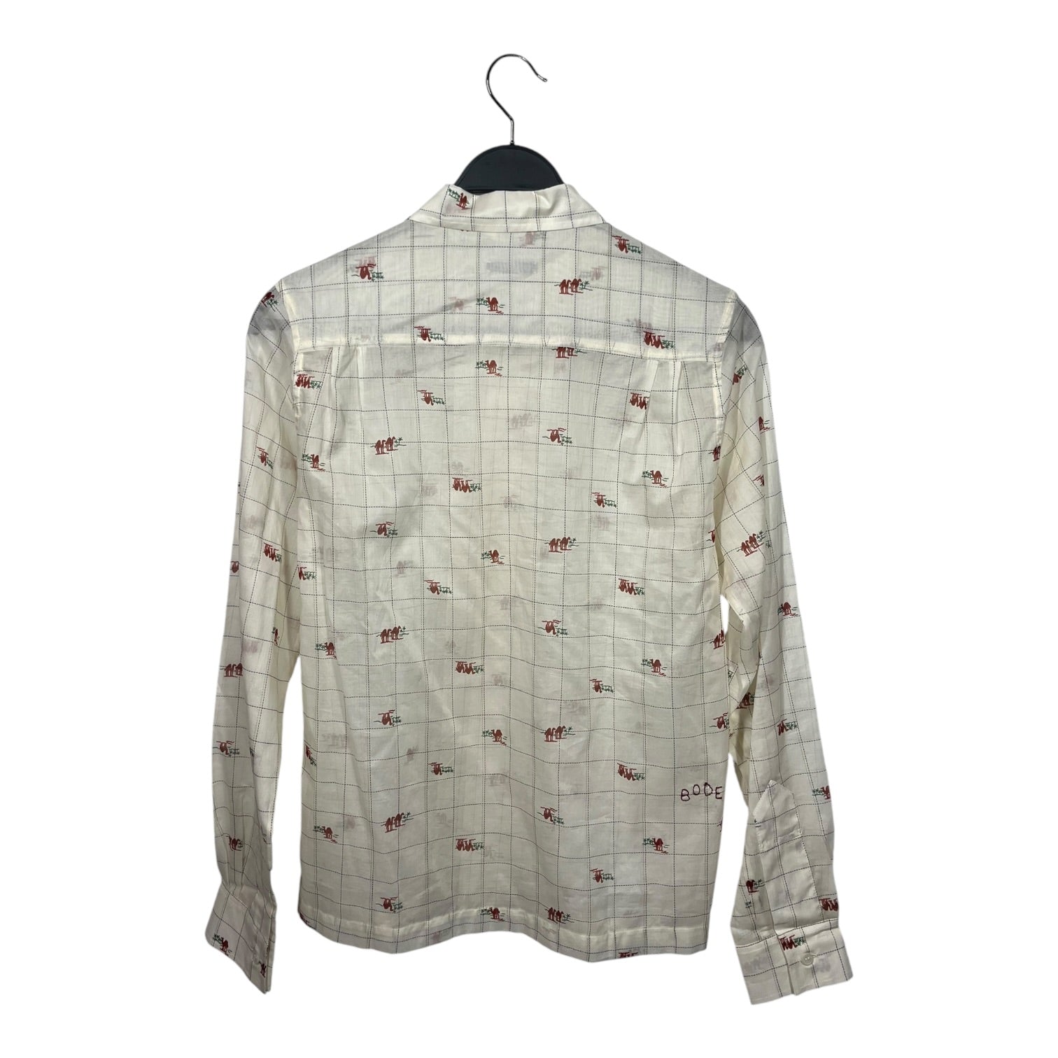 BODE/LS Shirt/XS/Cotton/WHT/Animal Pattern/ view 2
