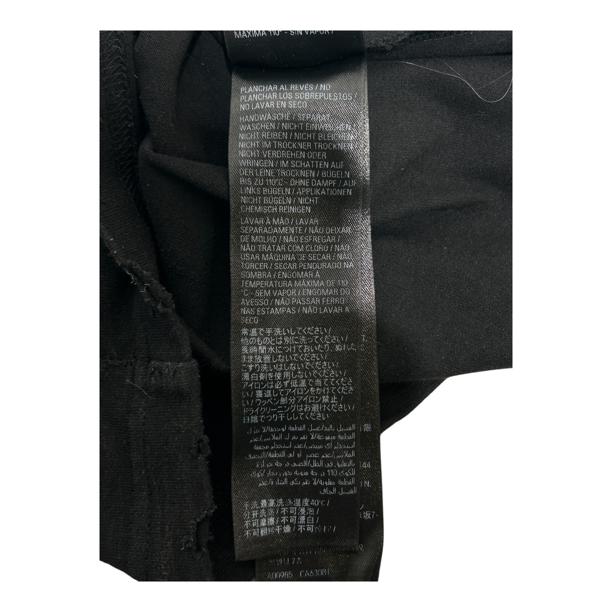 BALENCIAGA/T-Shirt/S/Cotton/BLK/BEDAZZLED CROWN view 5