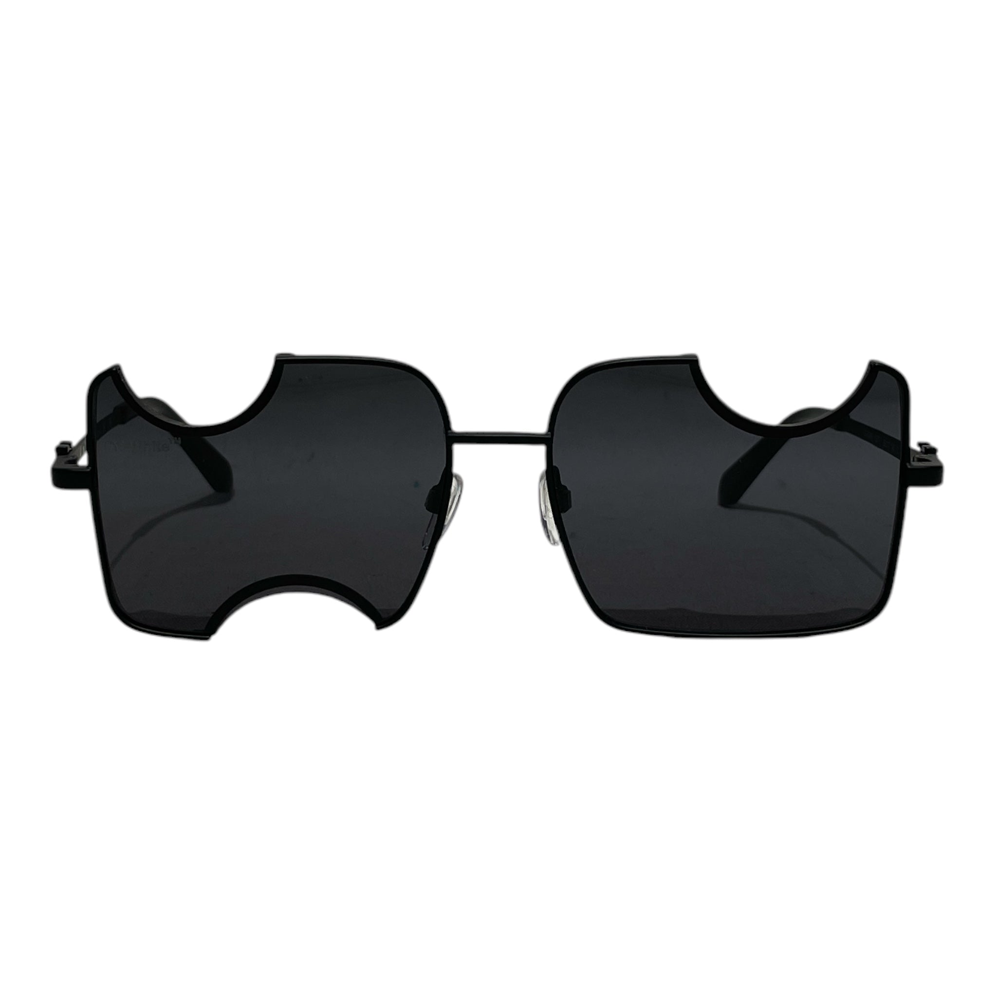 OFF-WHITE/Sunglasses/Metal/BLK/M's/cut out view 1