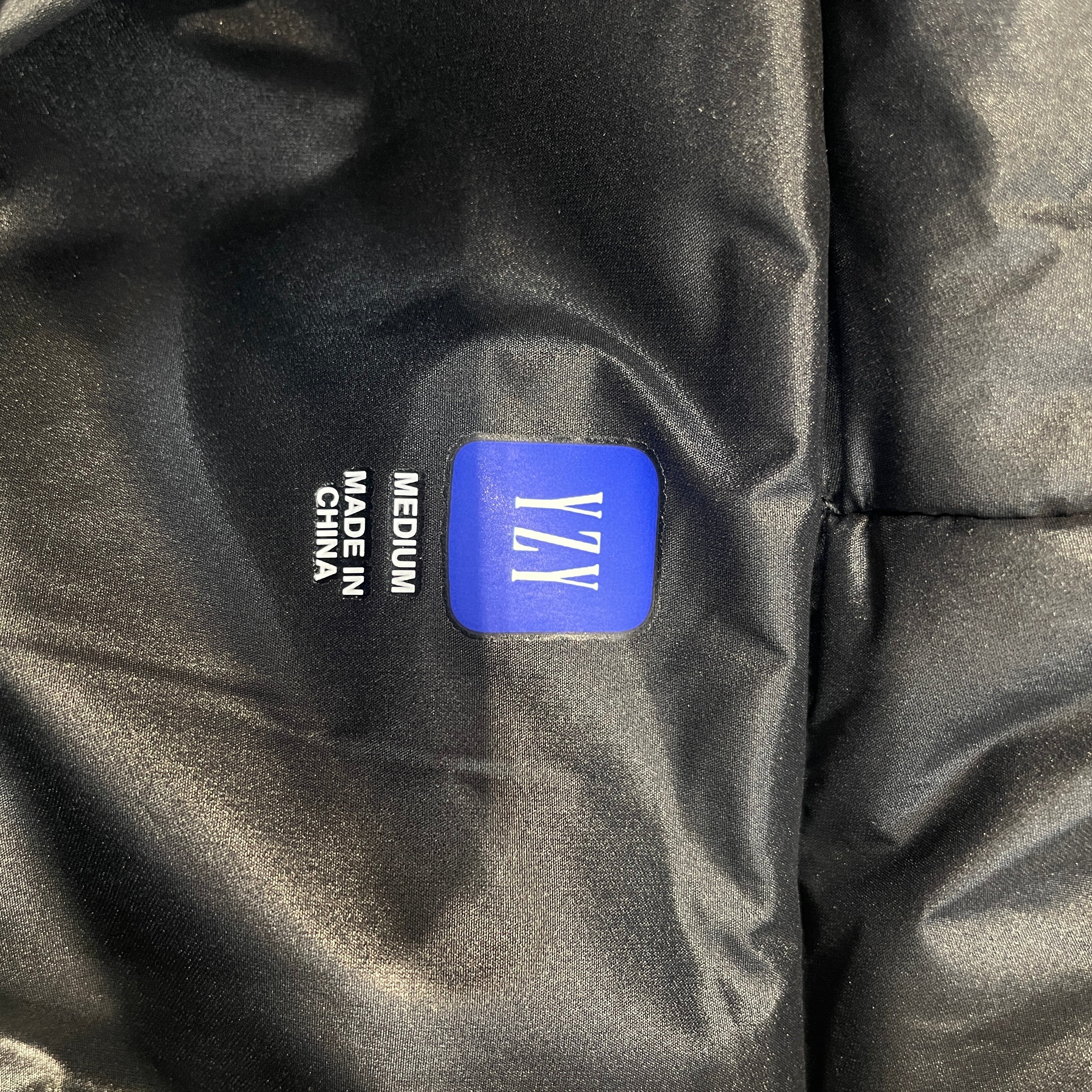 YEEZY GAP ENGINEERED BY BALENCIAGA/Hoodie/M/Polyester/BLK/padded anork puffer hoodie view 4
