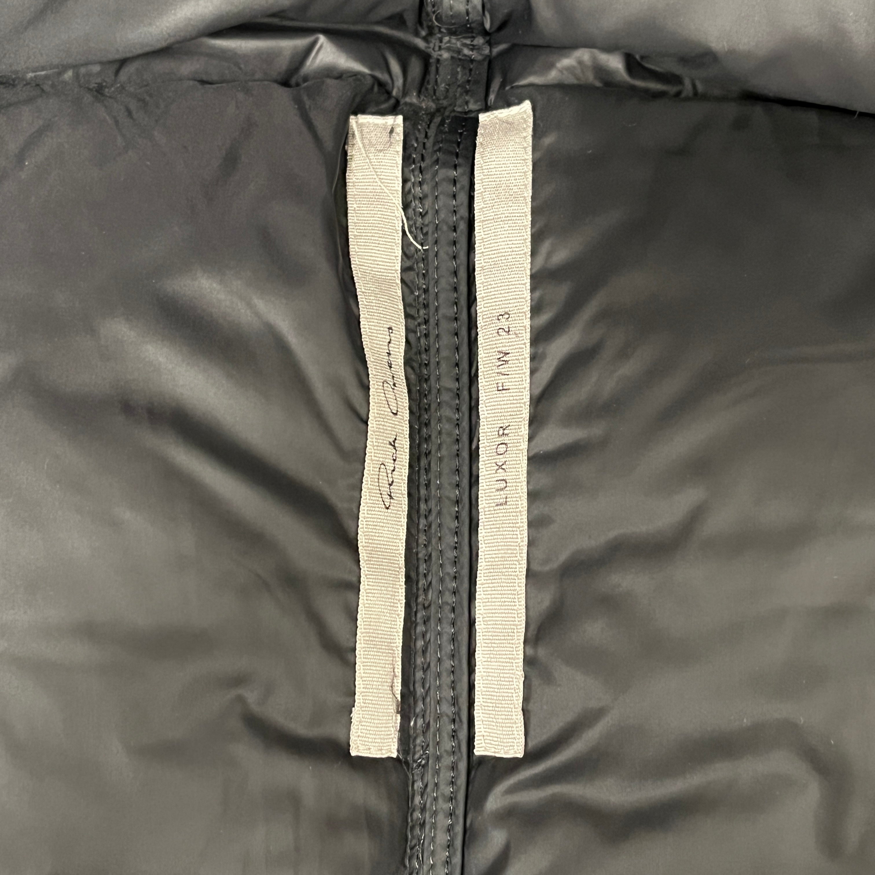 Rick Owens/Puffer Jkt/44/Nylon/BLK/Luxor FW 23 view 3