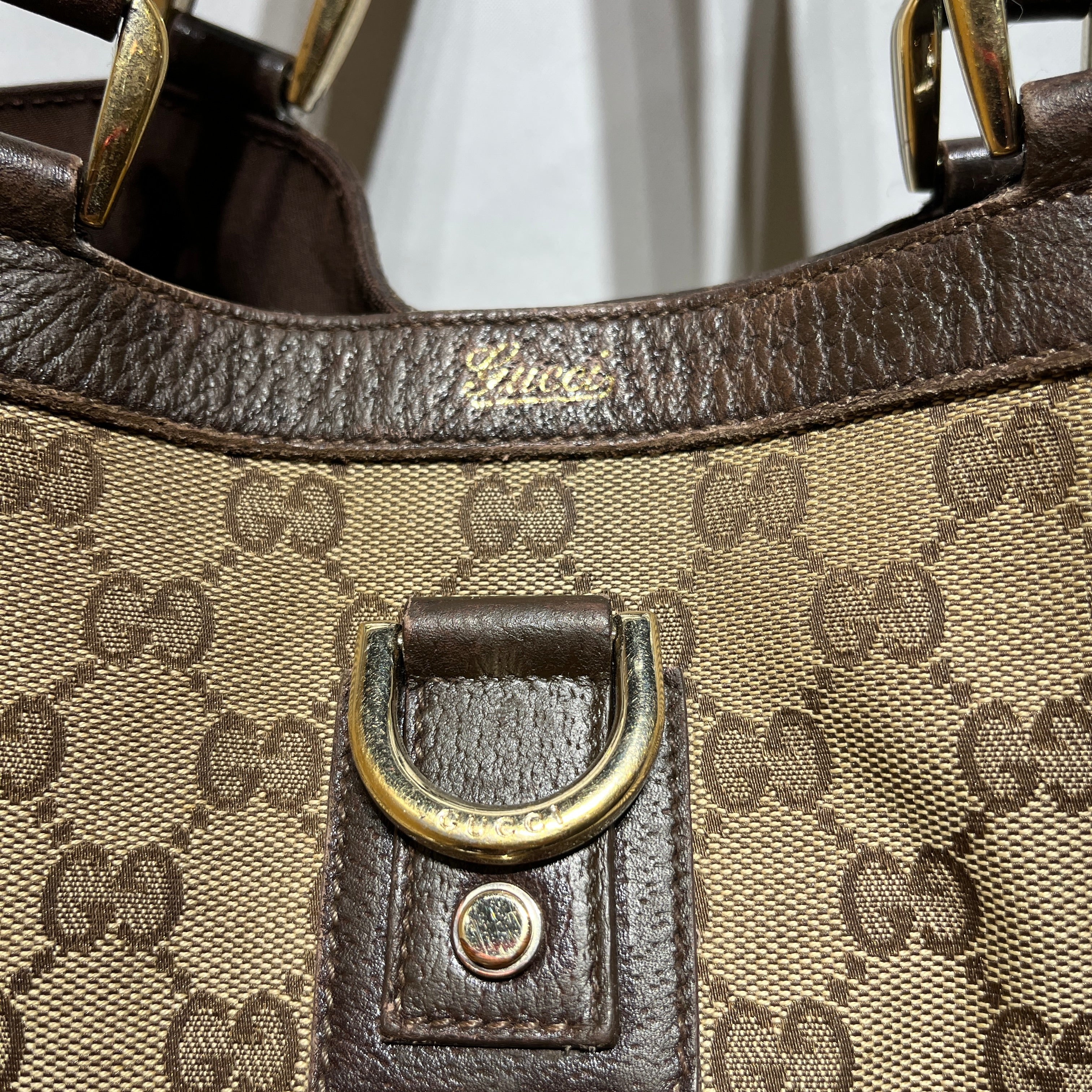 GUCCI/Bag/All Over Print/Leather/BRW/Canvas Abbey view 10