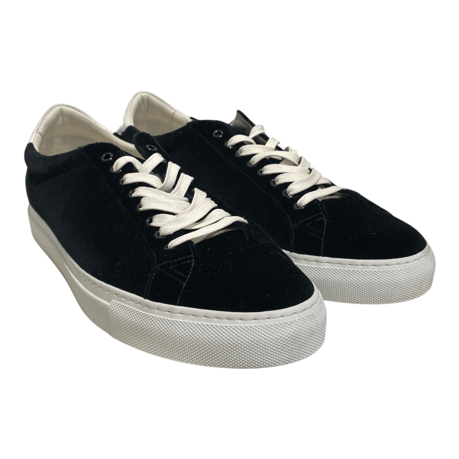GIVENCHY/Low-Sneakers/EU 43/BLK/Black velvet sneakers view 1