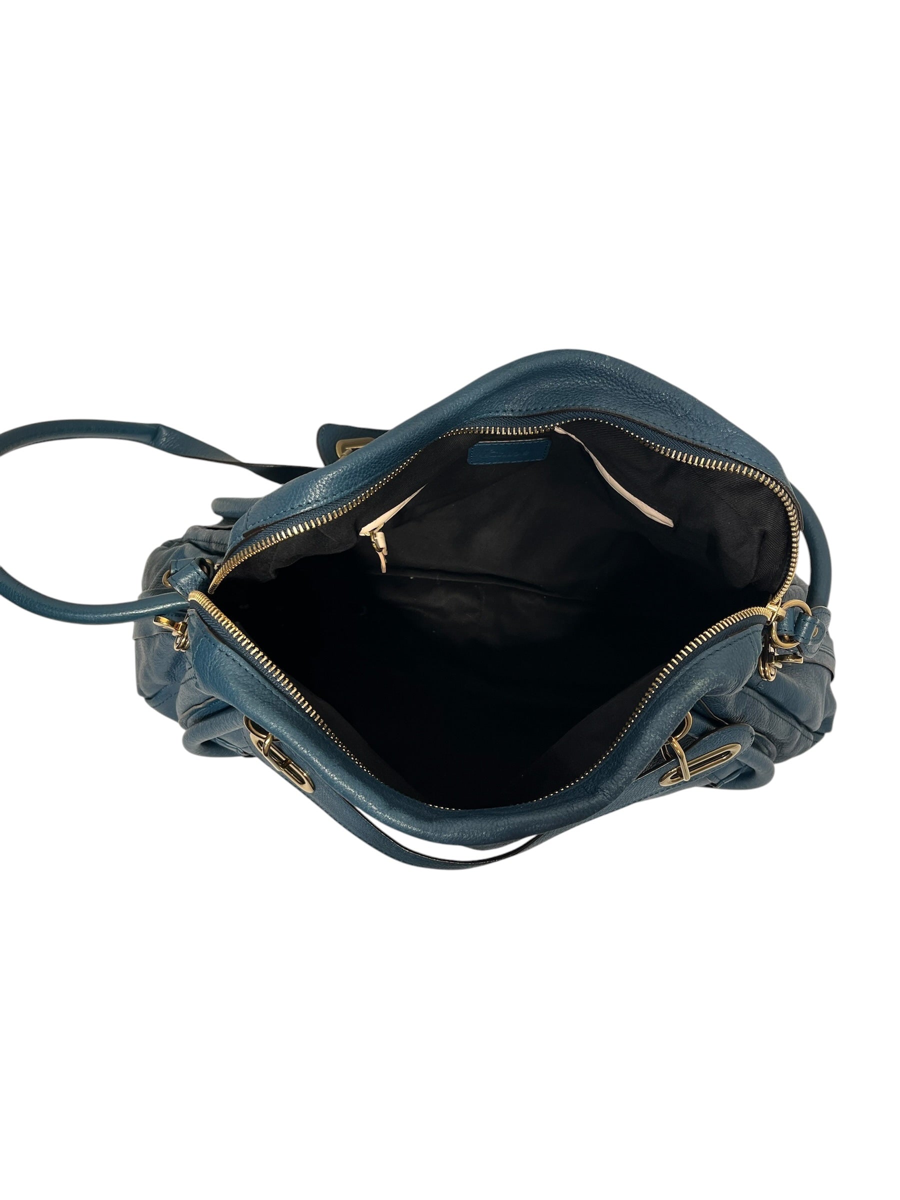 Chloe/Bag/Leather/BLU/Chloe blue paraty bag view 6
