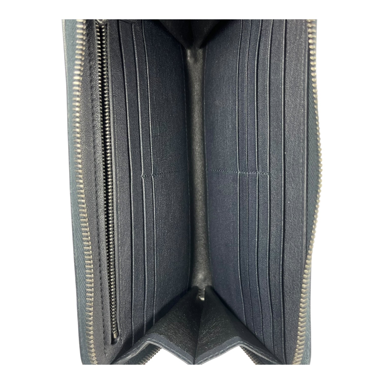 BOTTEGA VENETA/Long Wallet/Leather/NVY/ view 4