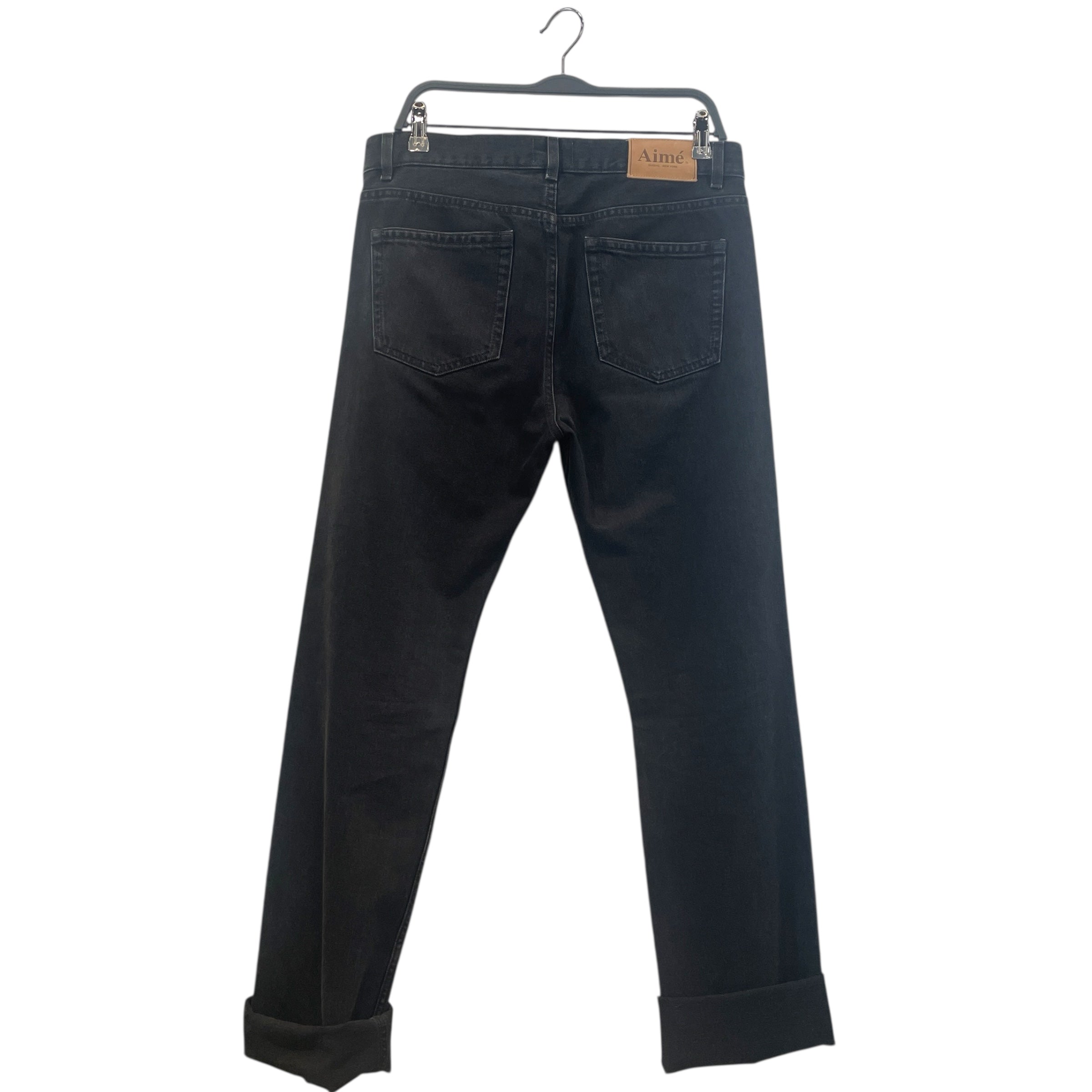 AIME LEON DORE/Straight Pants/32/Denim/BLK/ view 2
