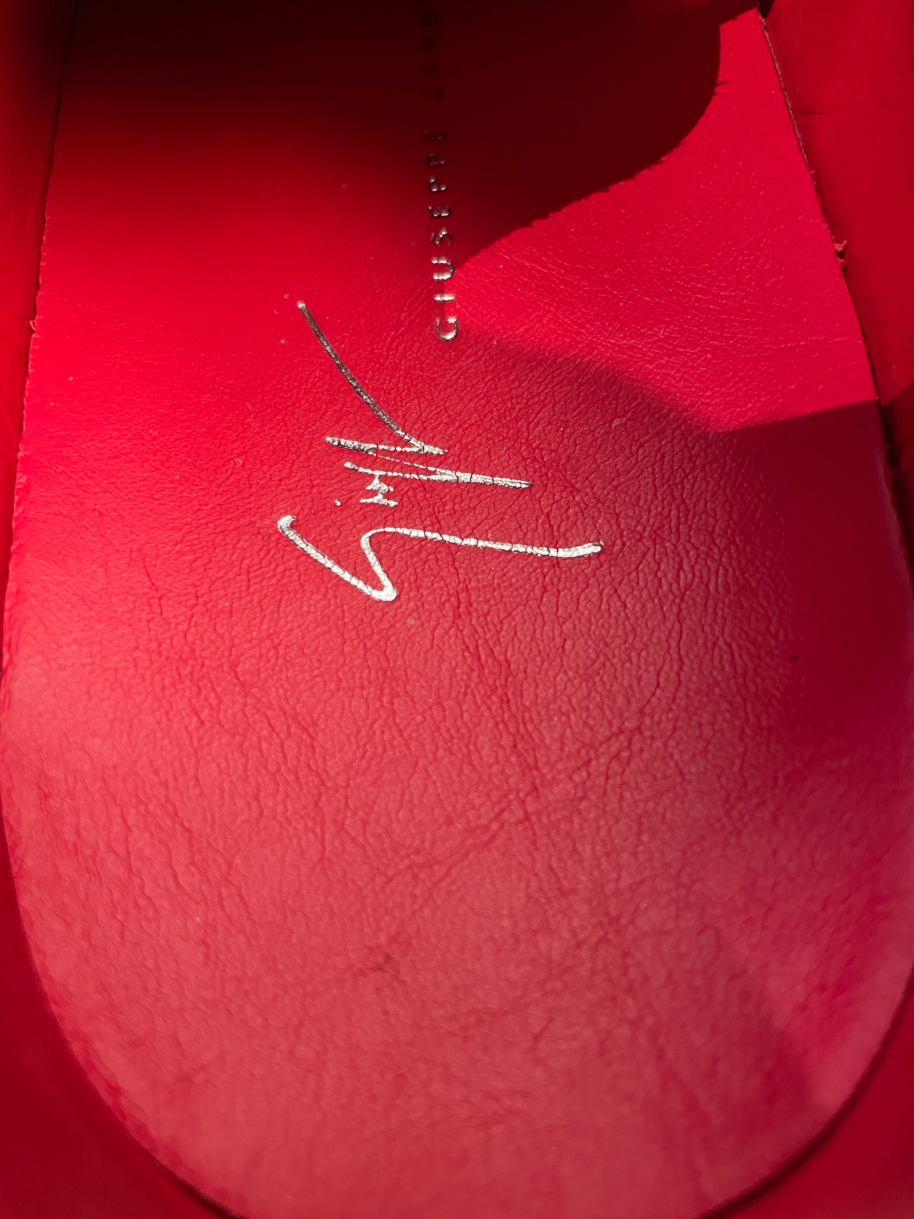 GIUSEPPE ZANOTTI DESIGN/Low-Sneakers/US 8/RED/ view 3