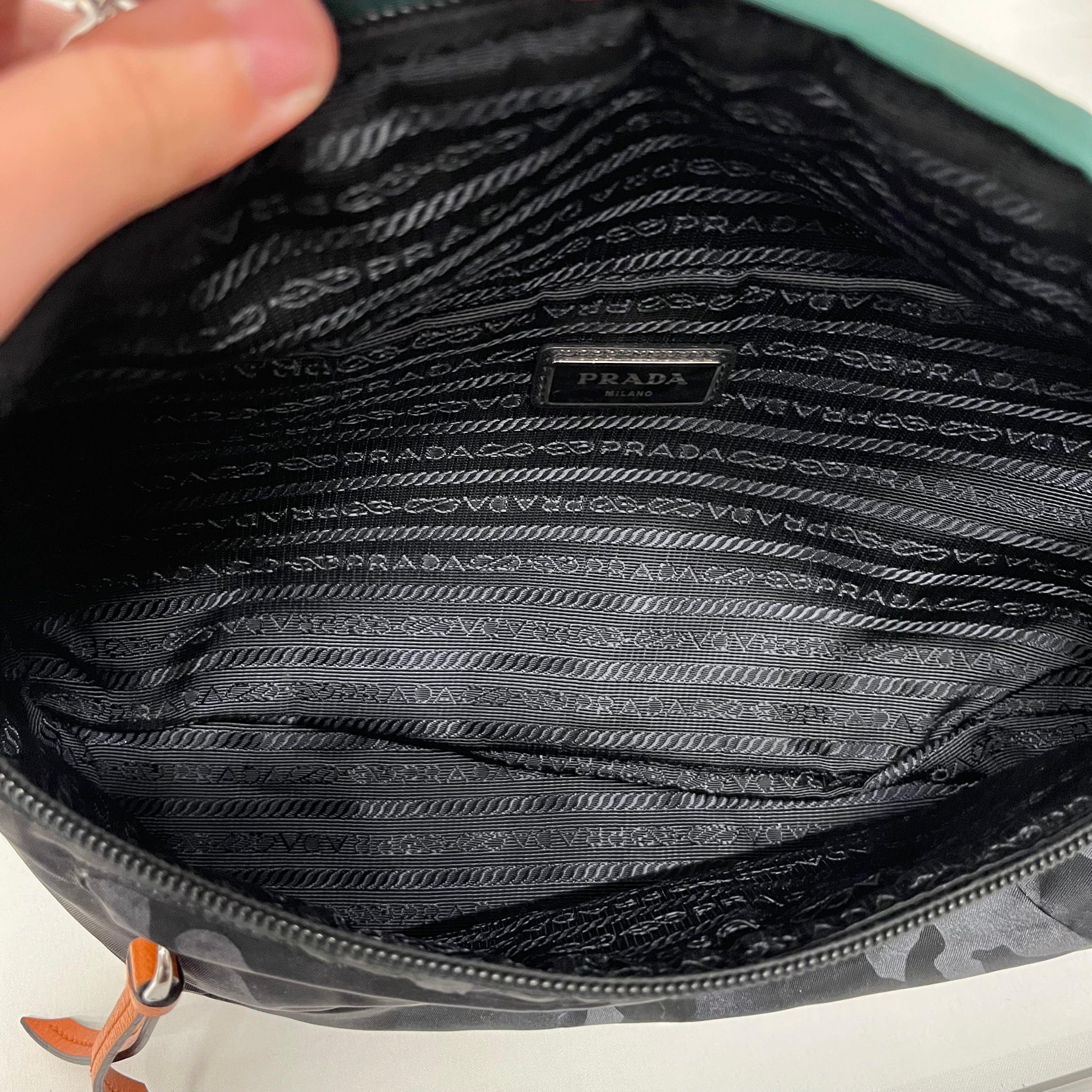 PRADA/Fanny Pack/Camouflage/Nylon/BLK/250 view 4