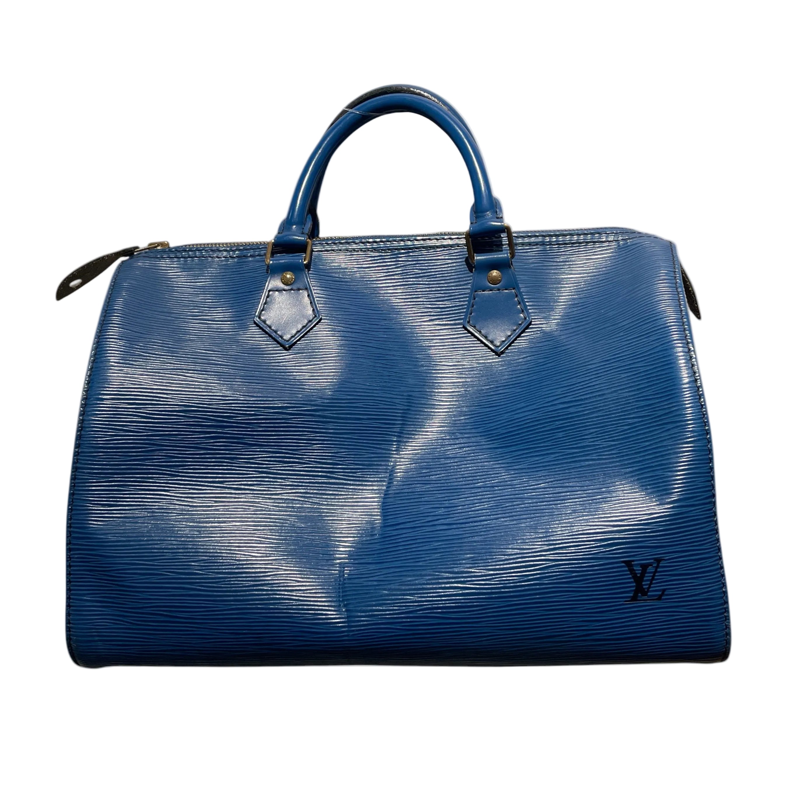 LOUIS VUITTON/Hand Bag/Leather/BLU/EPI LEATHER SPEEDY view 1