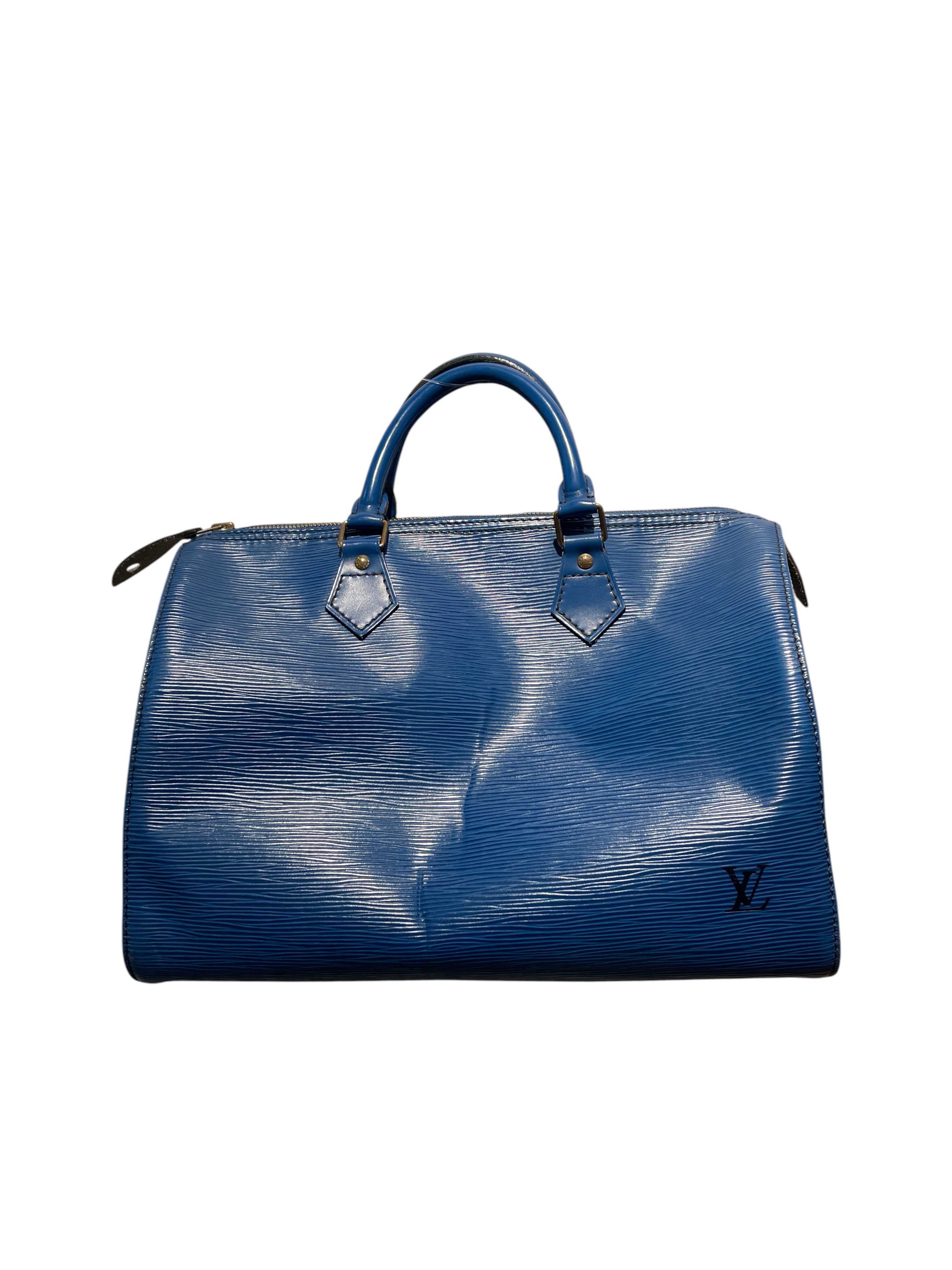 LOUIS VUITTON/Hand Bag/Leather/BLU/EPI LEATHER SPEEDY view 1