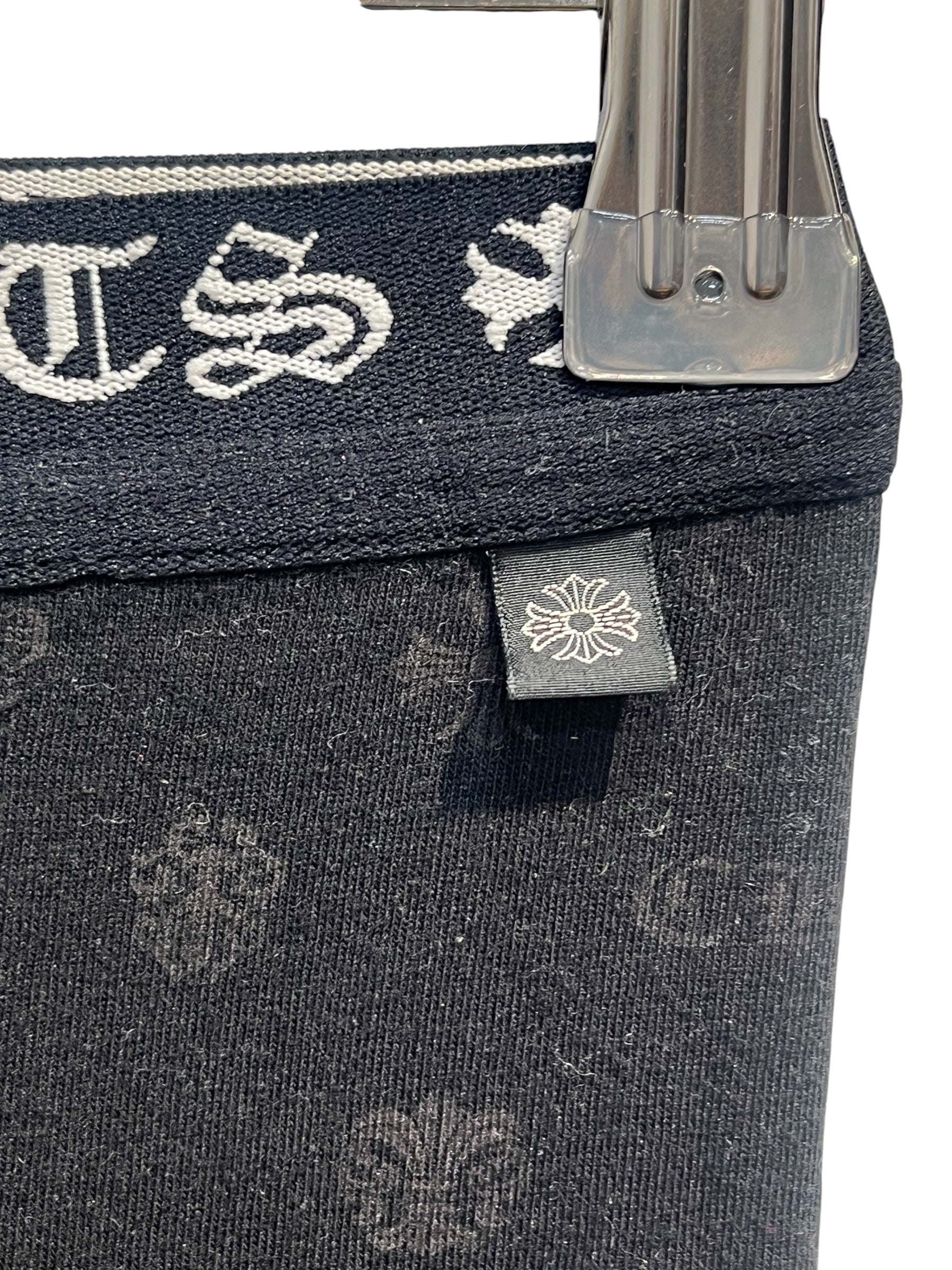 CHROME HEARTS/Bottoms/XS/All Over Print/Cotton/BLK/LA  FLUER MONOCHROME AOP view 5