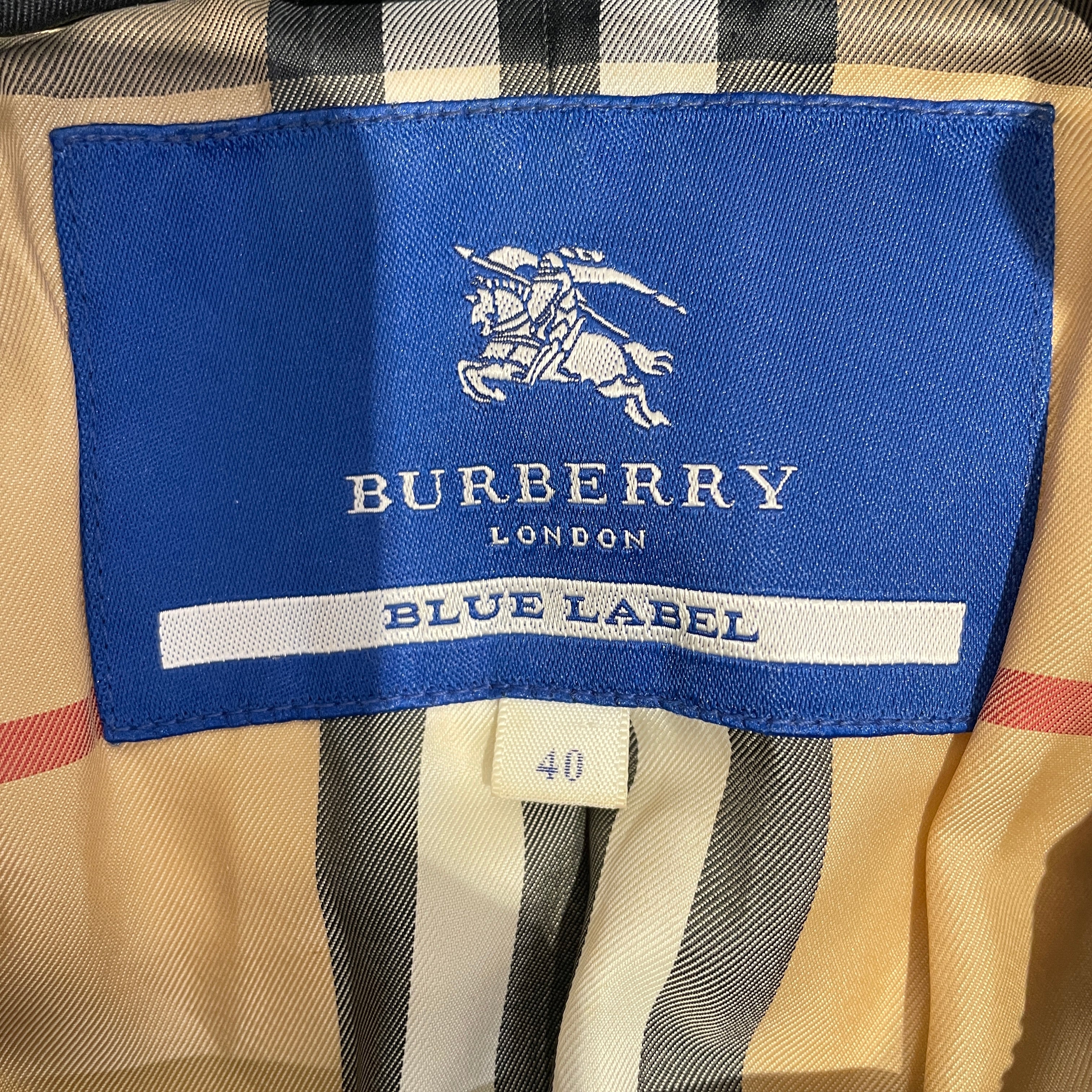 BURBERRY BLUE LABEL/Puffer Jkt/L/Nylon/BLK/ view 3