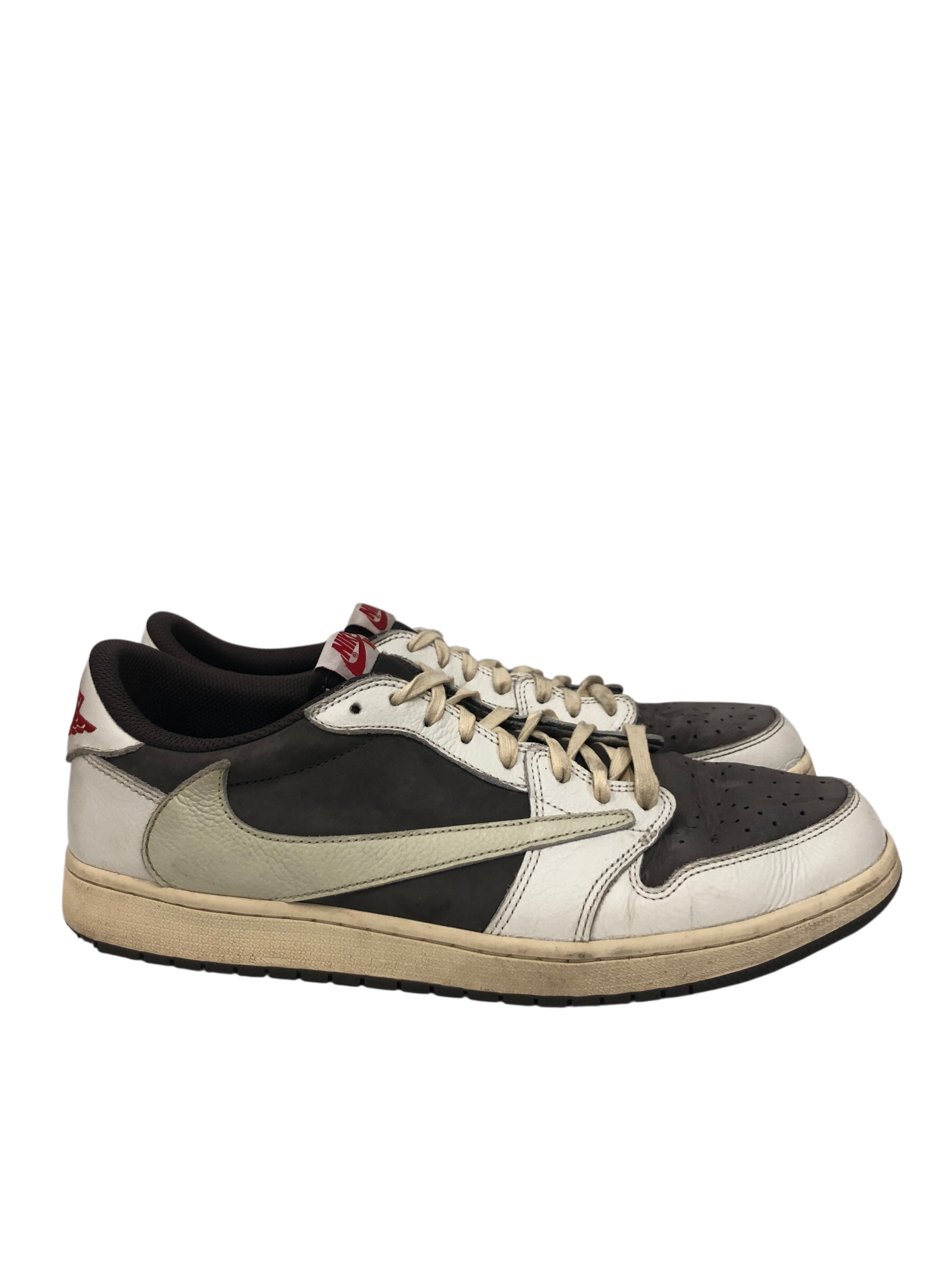 TRAVIS SCOTT/Low-Sneakers/US 13/Leather/BRW/ view 3