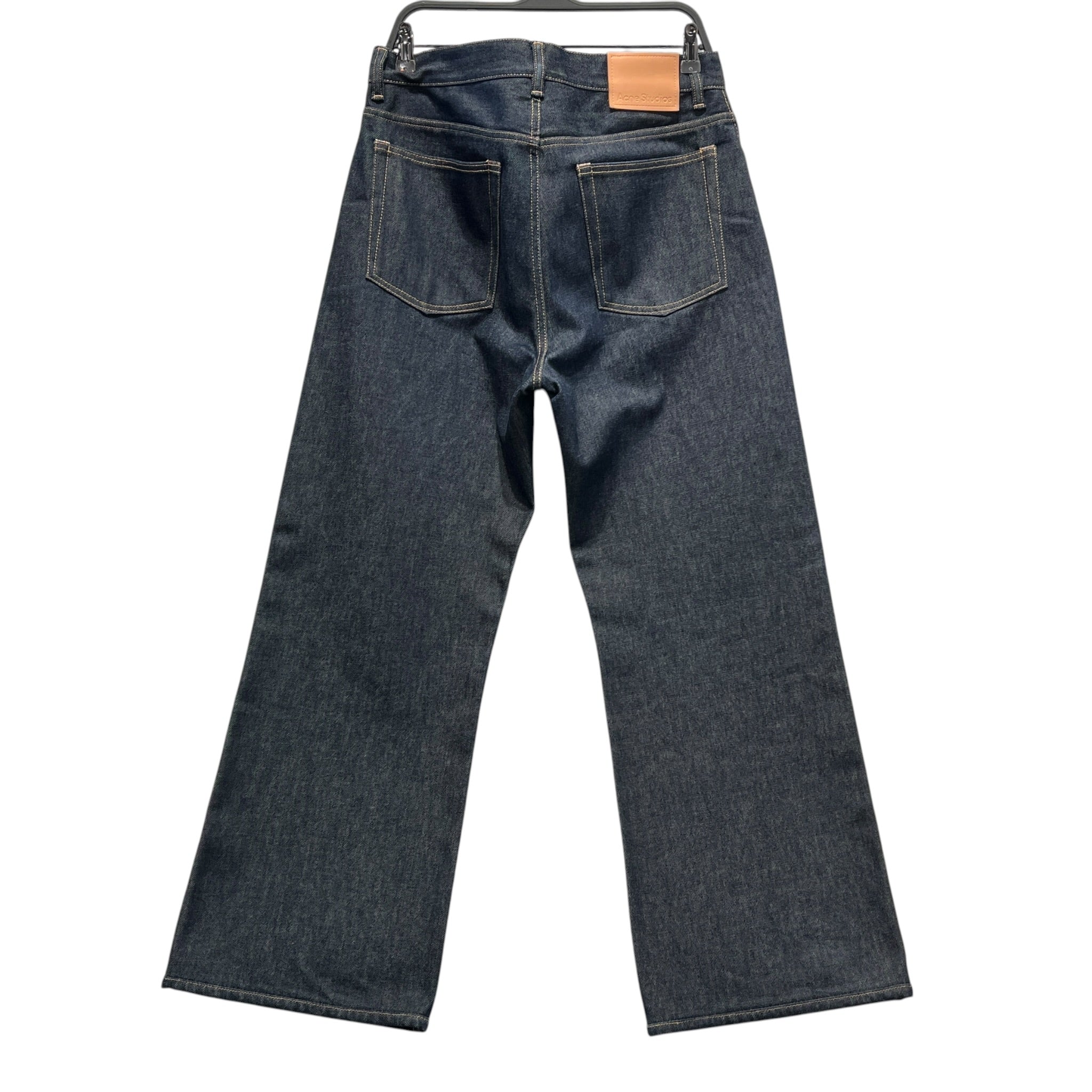 Acne Studios/Pants/32/Cotton/IDG/LEATHER LOGO PATCH/2021 NEW RW view 2