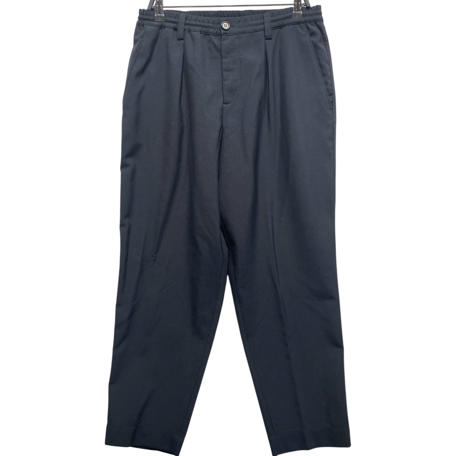 MARNI/Slacks/48/Cotton/NVY/PLEATED LINEN PANTS view 1