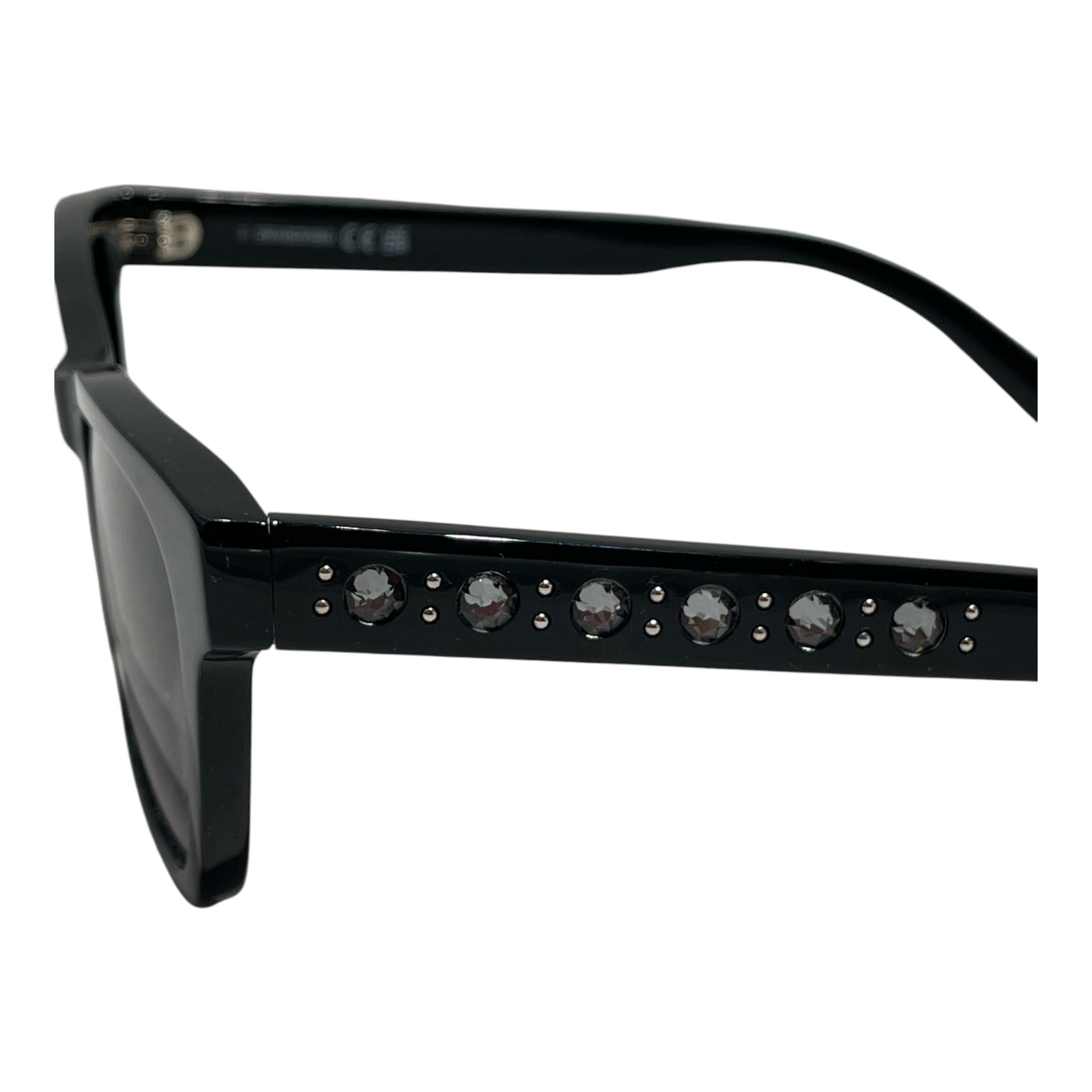 Swarovski/Sunglasses/Plastic/BLK/L's/SK 374 Bedazzled Sunglasses view 3
