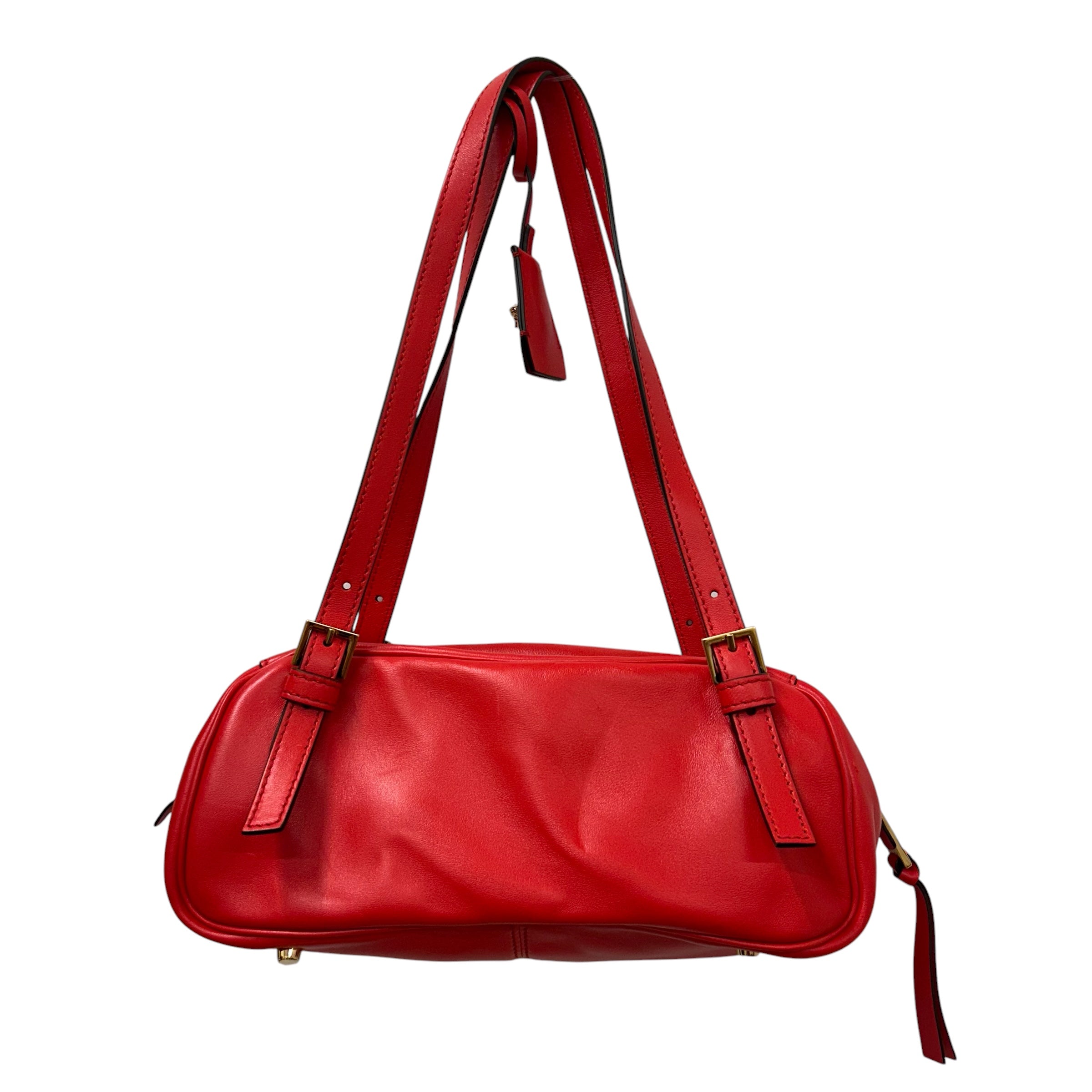 VERSACE/Bag/Lambskin/RED/TAG NAPPA BOWLING view 2