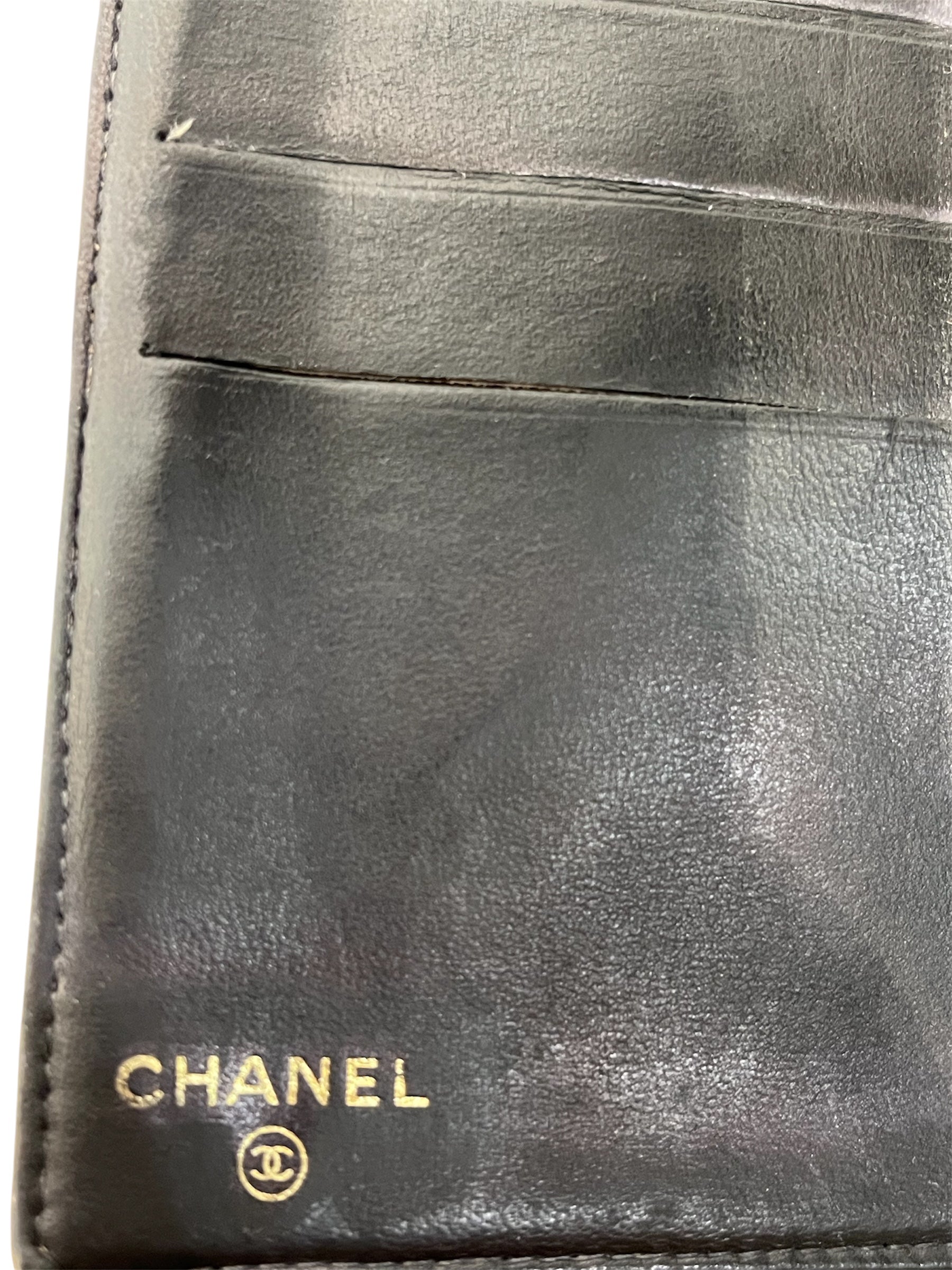 CHANEL/Wallet/Leather/BLK/BUTTON CAVIAR 9603960 view 5