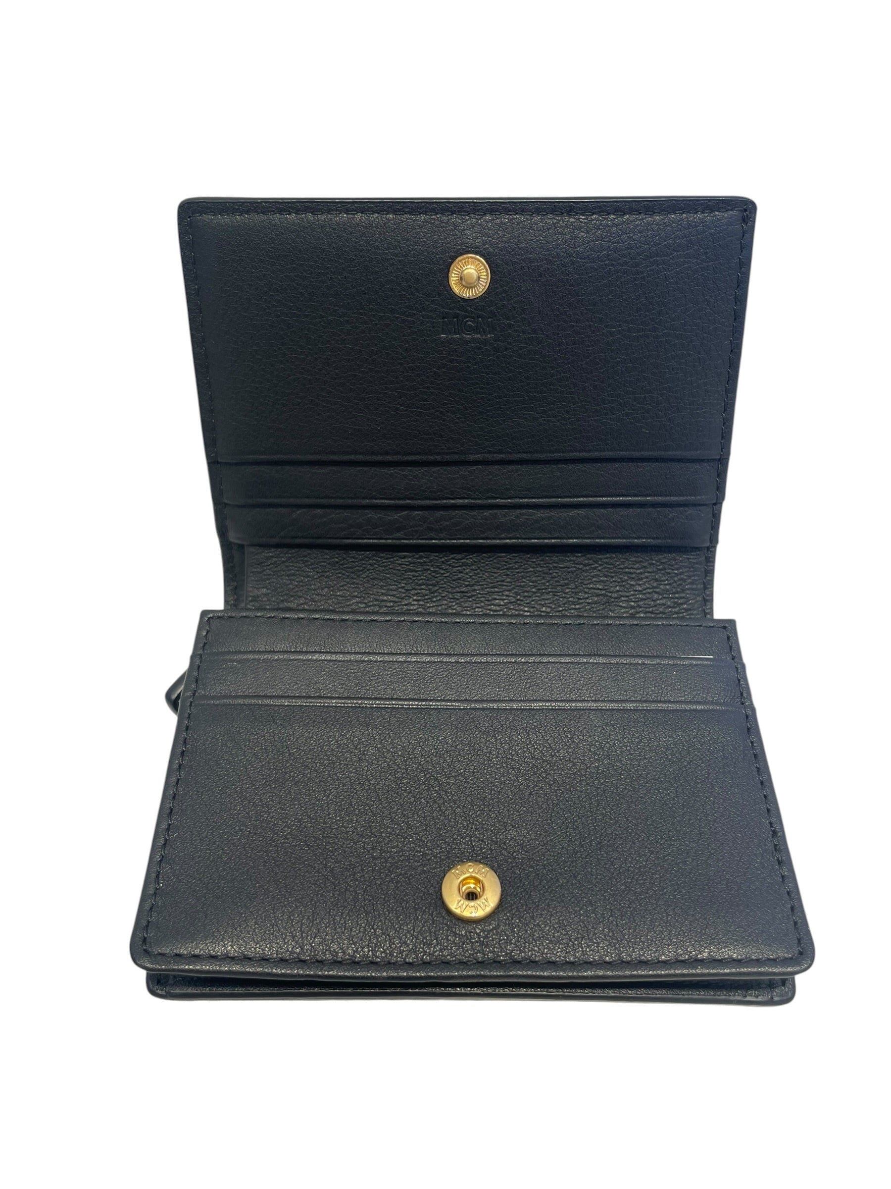 MCM/Wallet/Monogram/BLK/TRACY SMALL MONOGRAM GOLD view 4