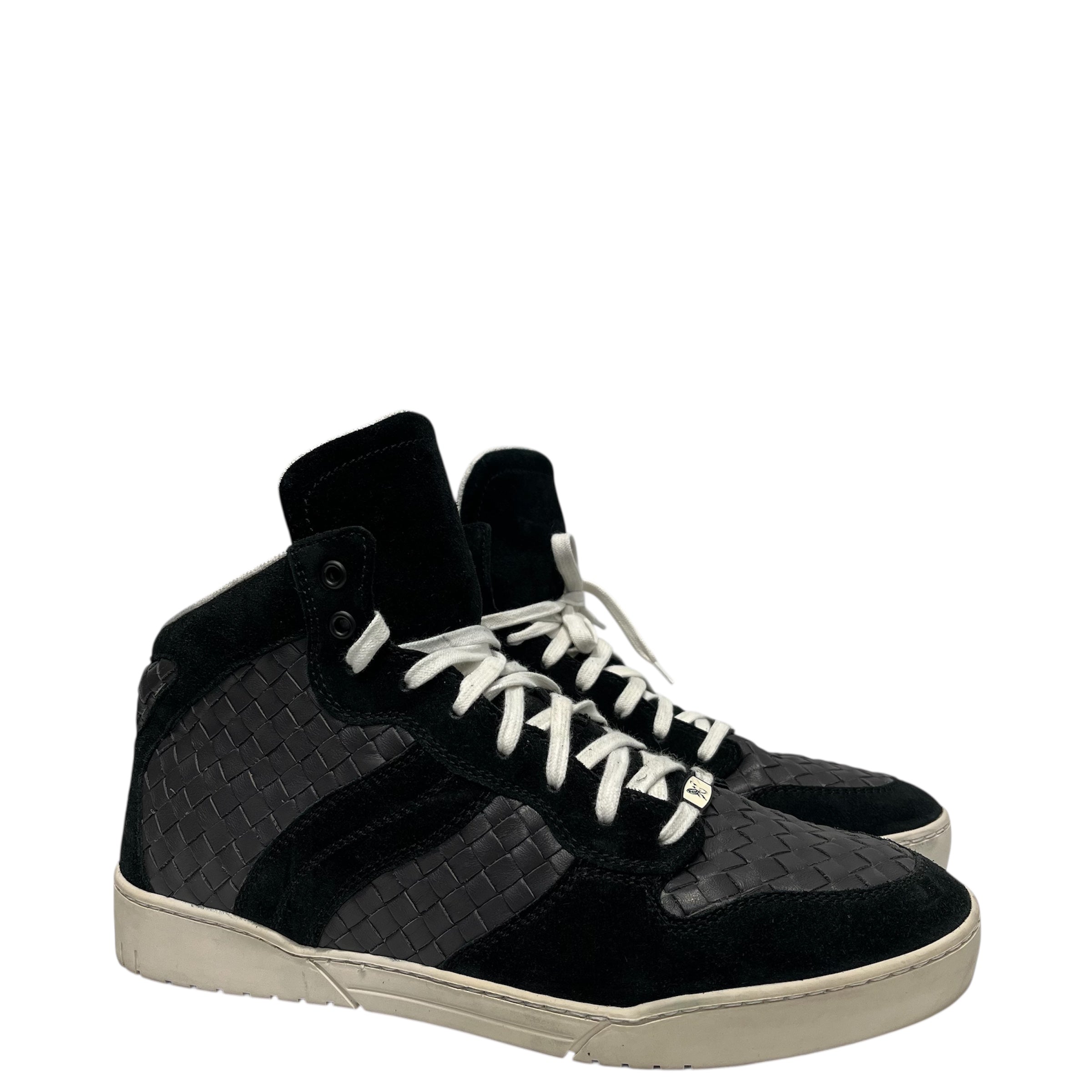 BOTTEGA VENETA/Hi-Sneakers/US 12/NVY/ view 1