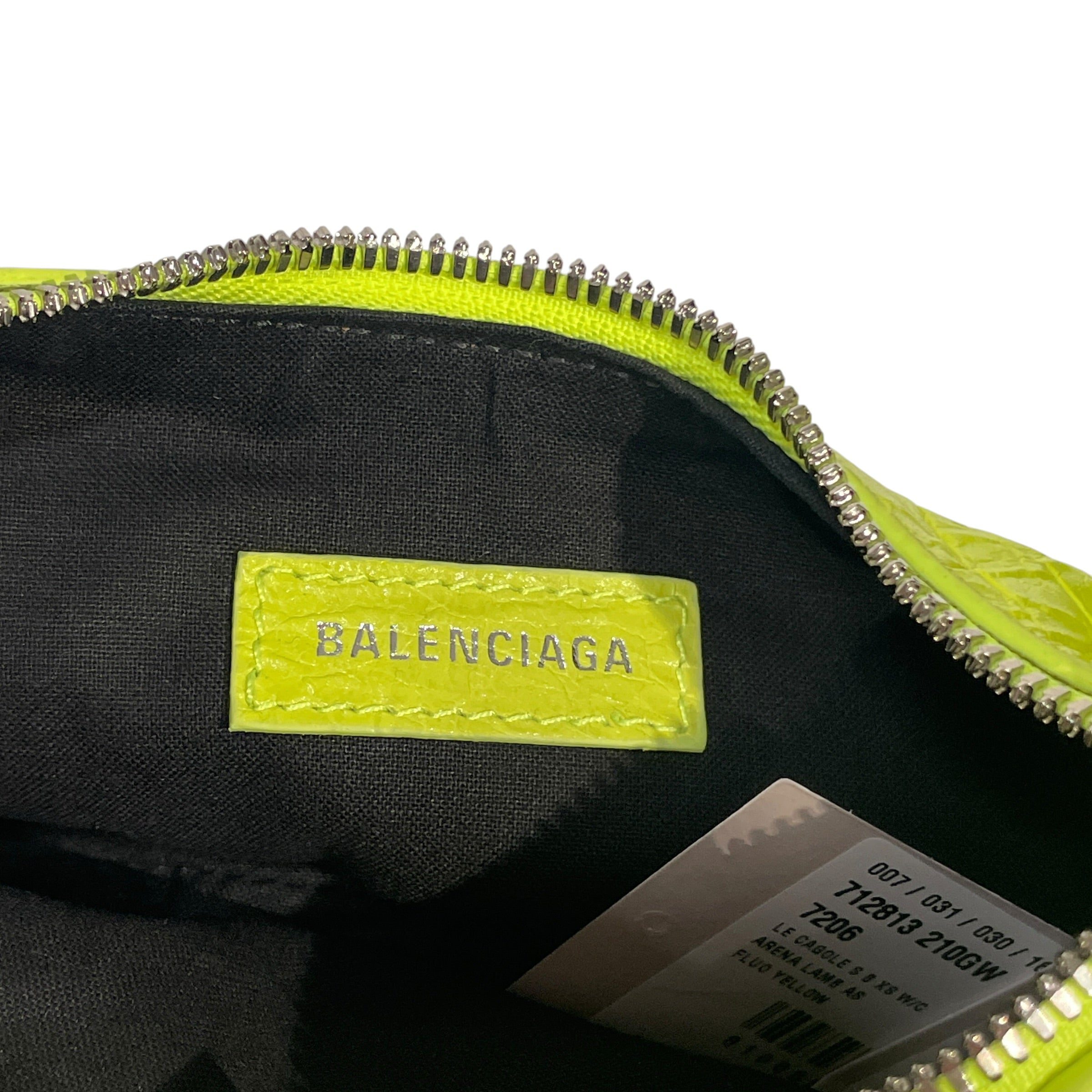 BALENCIAGA/Cross Body Bag/Leather/GRN/MINI CAGOLE view 8